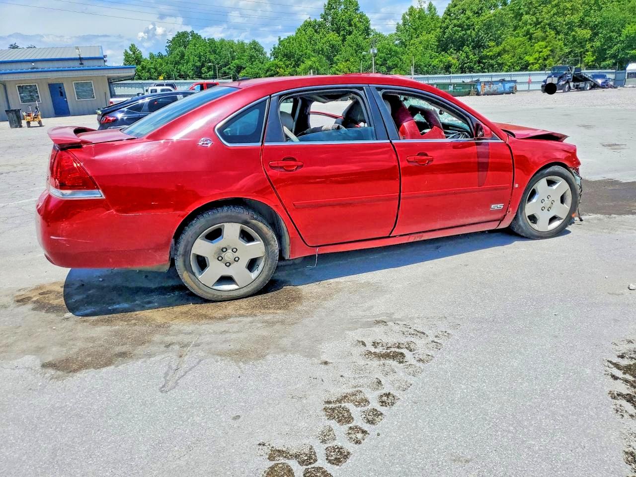 2008 Chevrolet Impala Super Sport Red vin: 2G1WD58C189164457