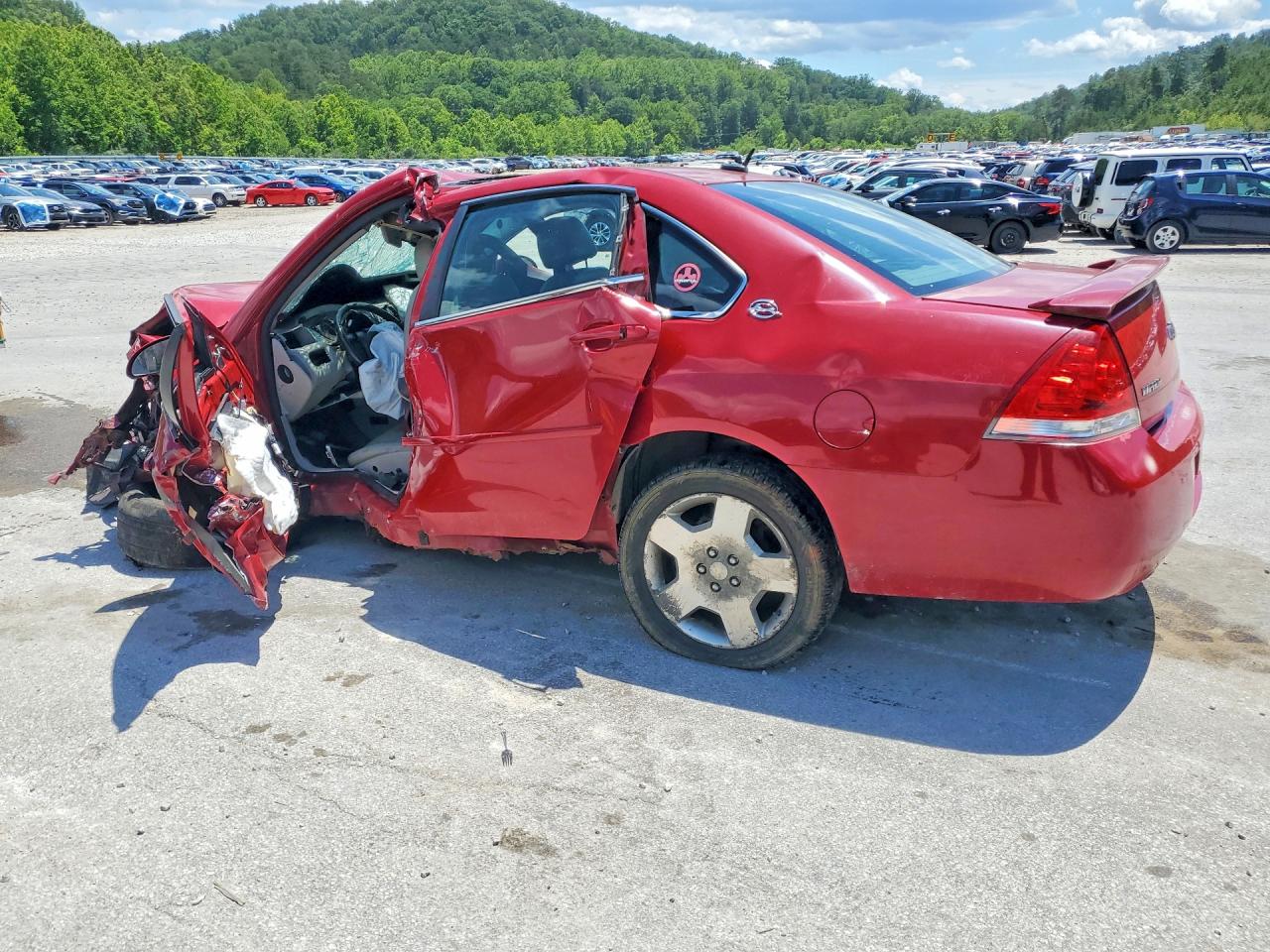 2008 Chevrolet Impala Super Sport Red vin: 2G1WD58C189164457