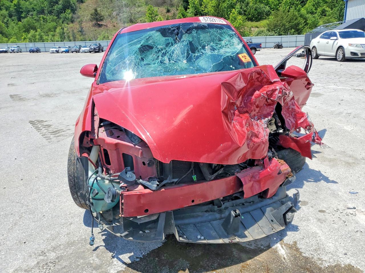 2008 Chevrolet Impala Super Sport Red vin: 2G1WD58C189164457