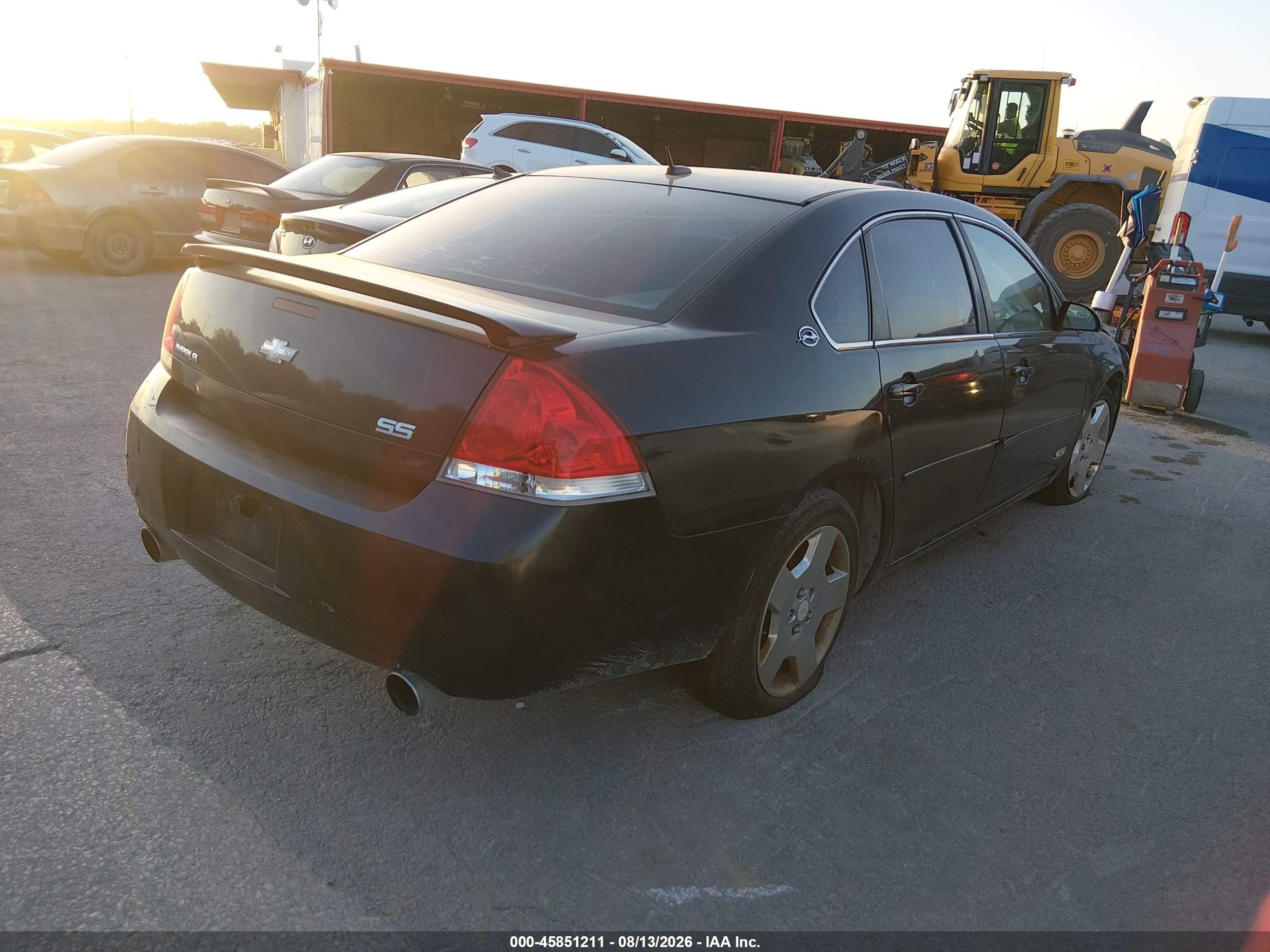2006 Chevrolet Impala Ss Black vin: 2G1WD58C269198856