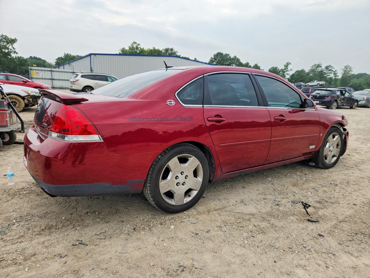 2007 Chevrolet Impala Super Sport Burgundy vin: 2G1WD58C379355019