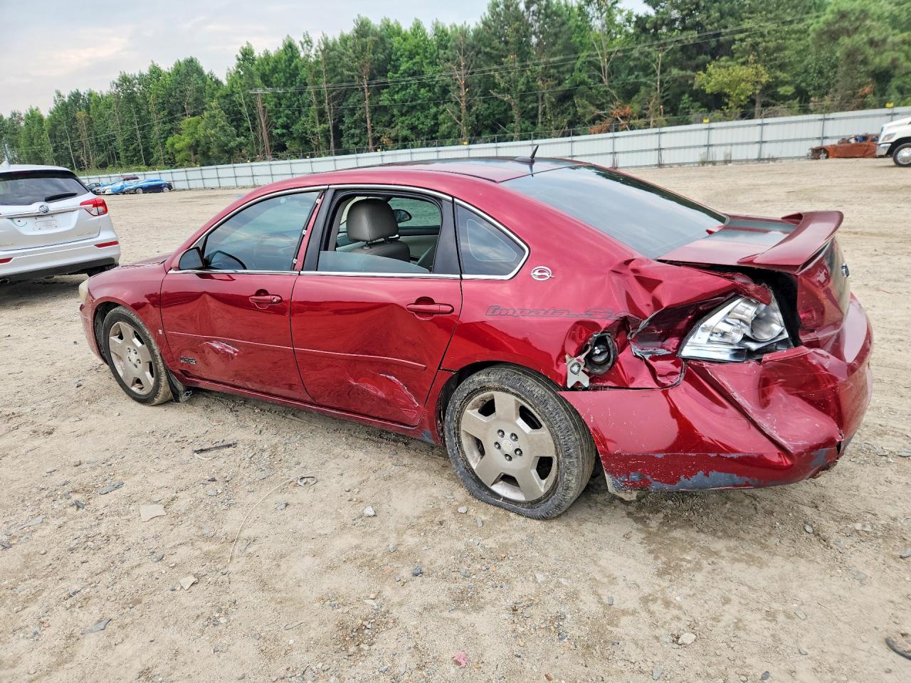 2007 Chevrolet Impala Super Sport Burgundy vin: 2G1WD58C379355019