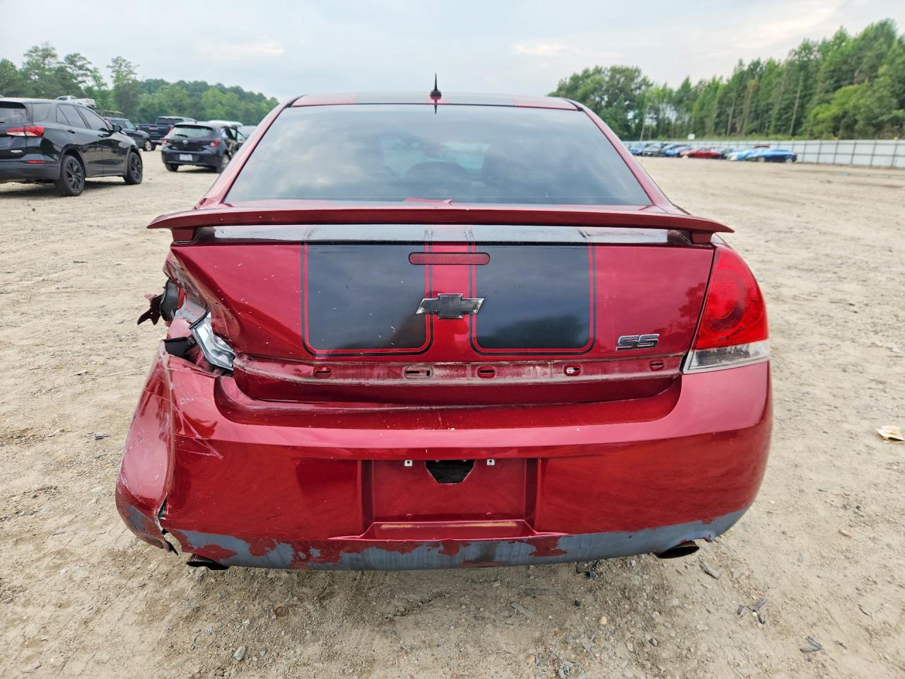 2007 Chevrolet Impala Super Sport Burgundy vin: 2G1WD58C379355019