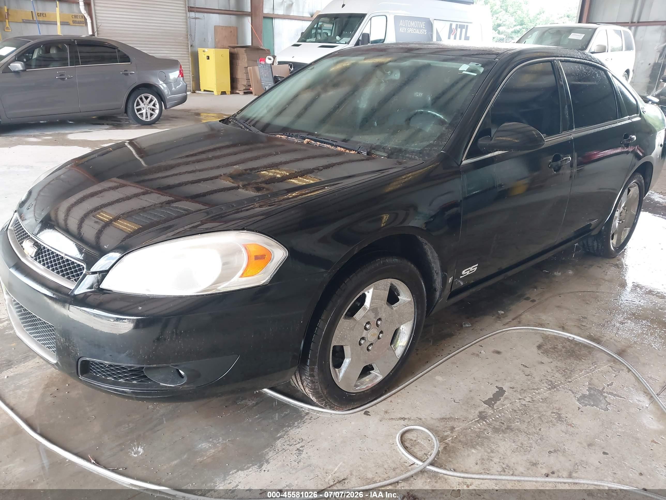 2008 Chevrolet Impala Ss Black vin: 2G1WD58C389125871