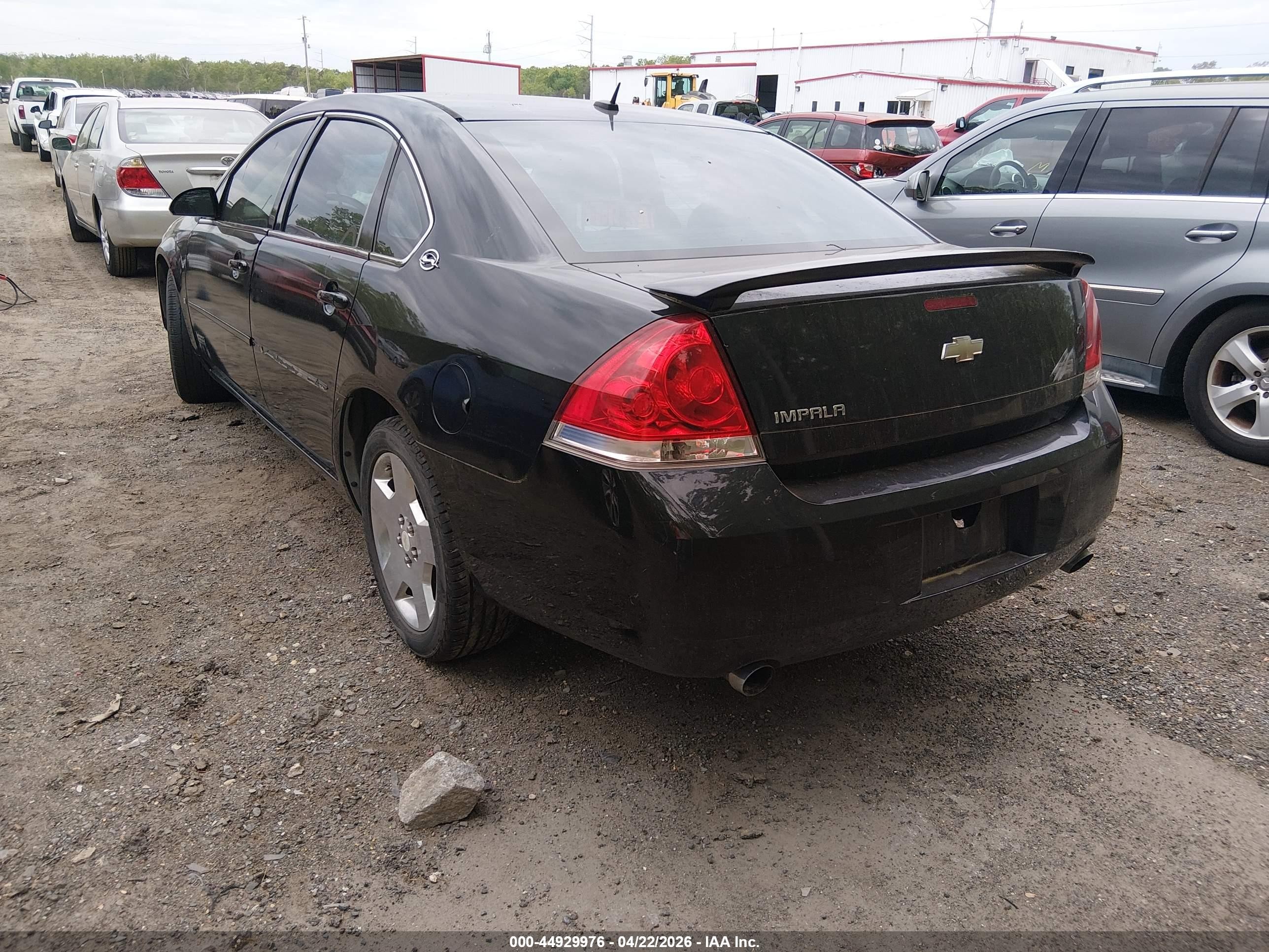 2006 Chevrolet Impala Ss Black vin: 2G1WD58C469162425