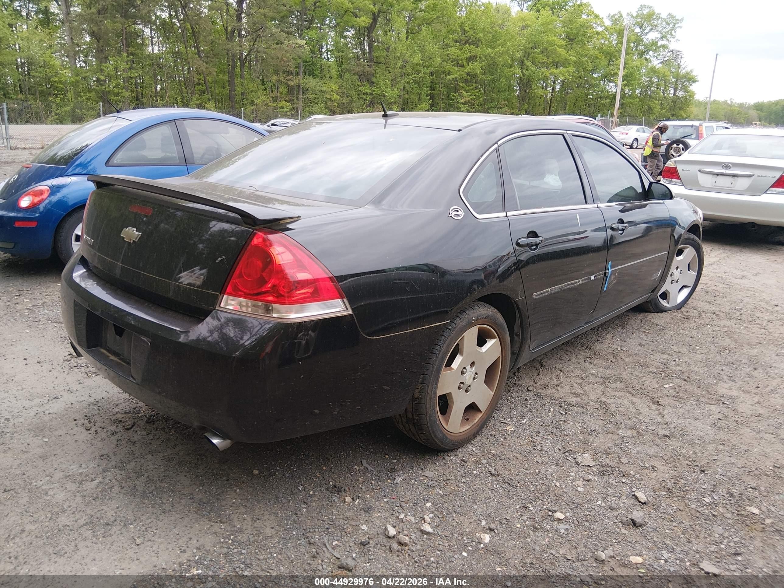 2006 Chevrolet Impala Ss Black vin: 2G1WD58C469162425
