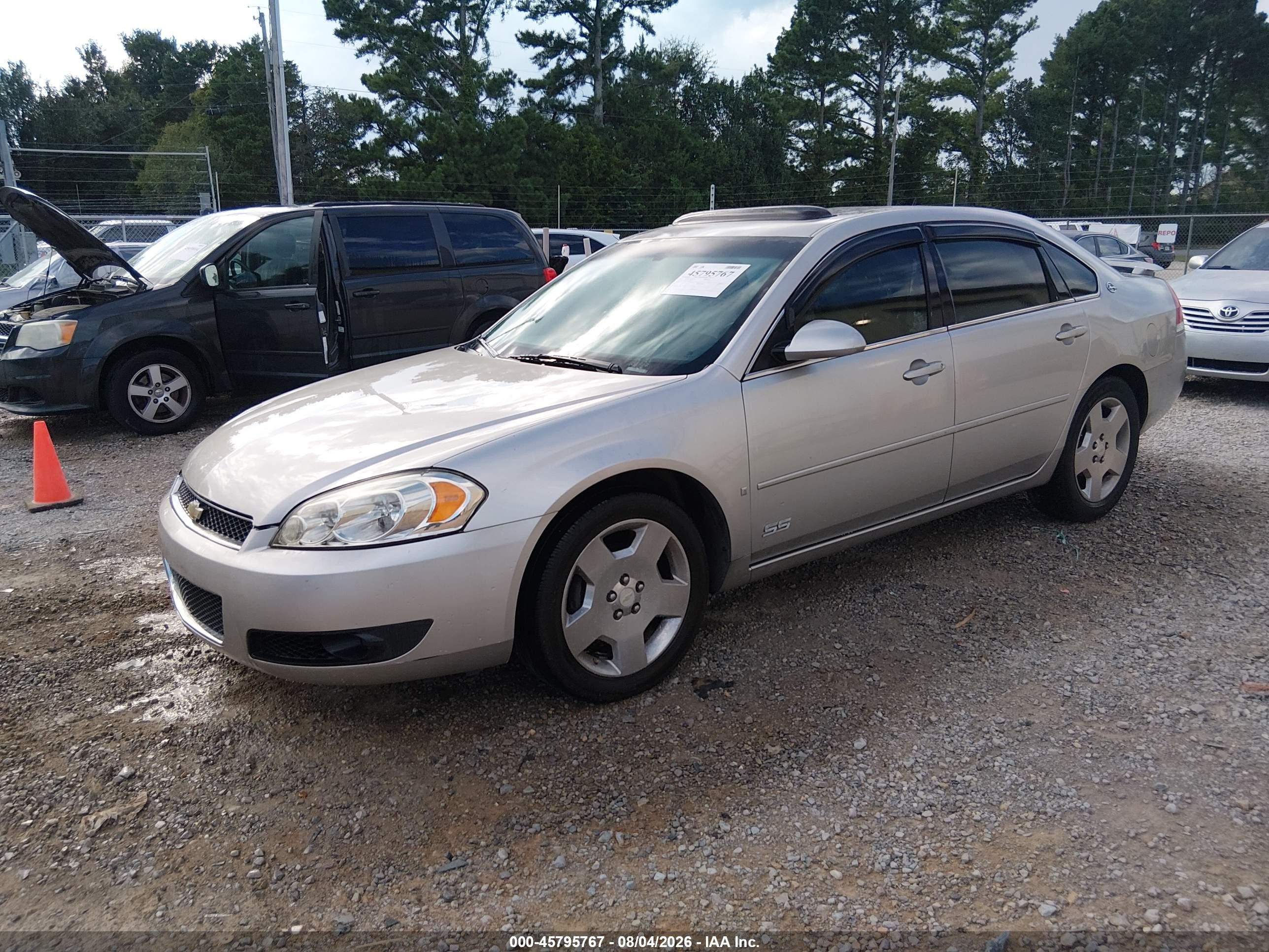 2007 Chevrolet Impala Ss Gray vin: 2G1WD58C479104784