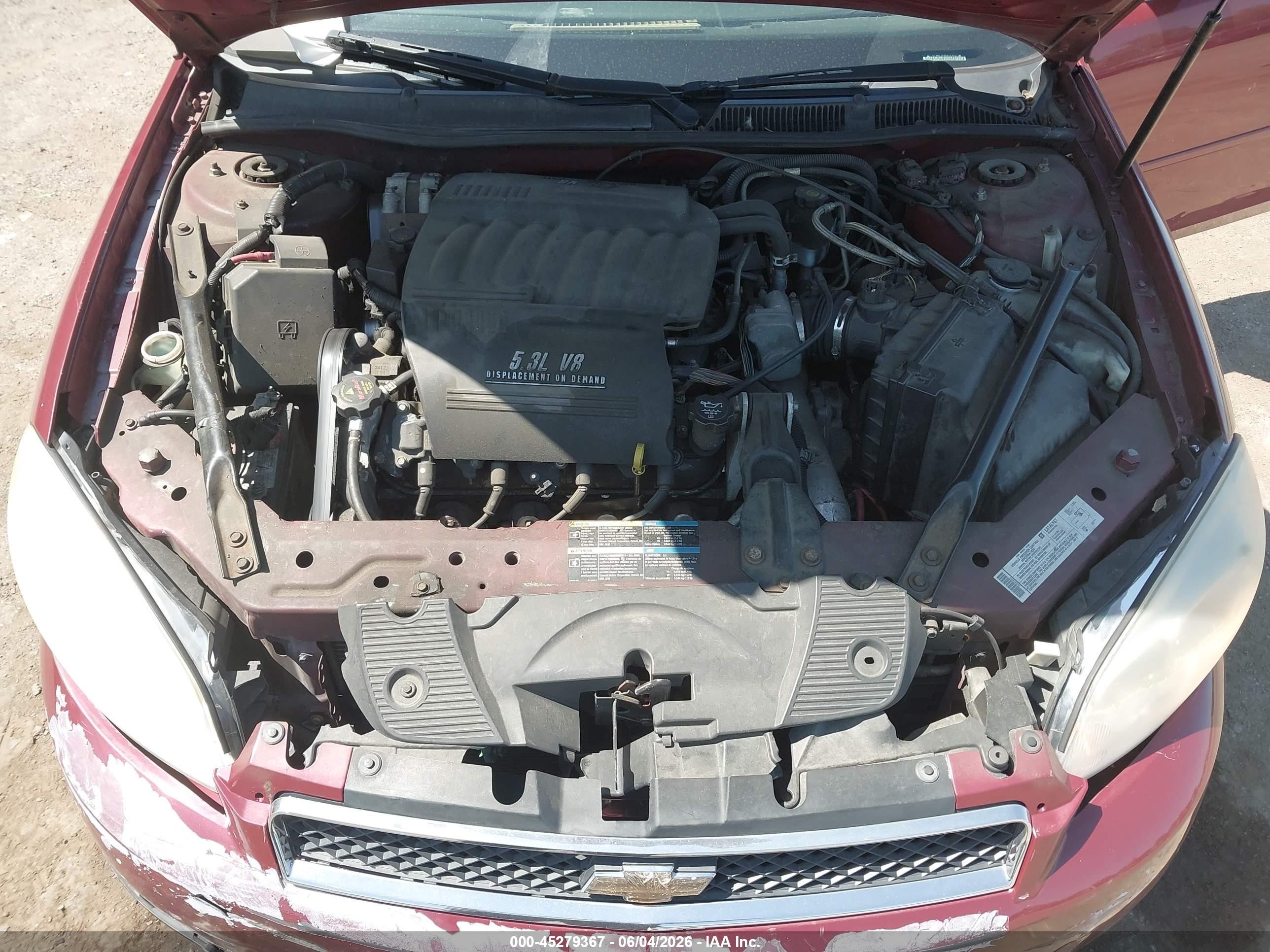 2006 Chevrolet Impala Ss Красный vin: 2G1WD58C569283822