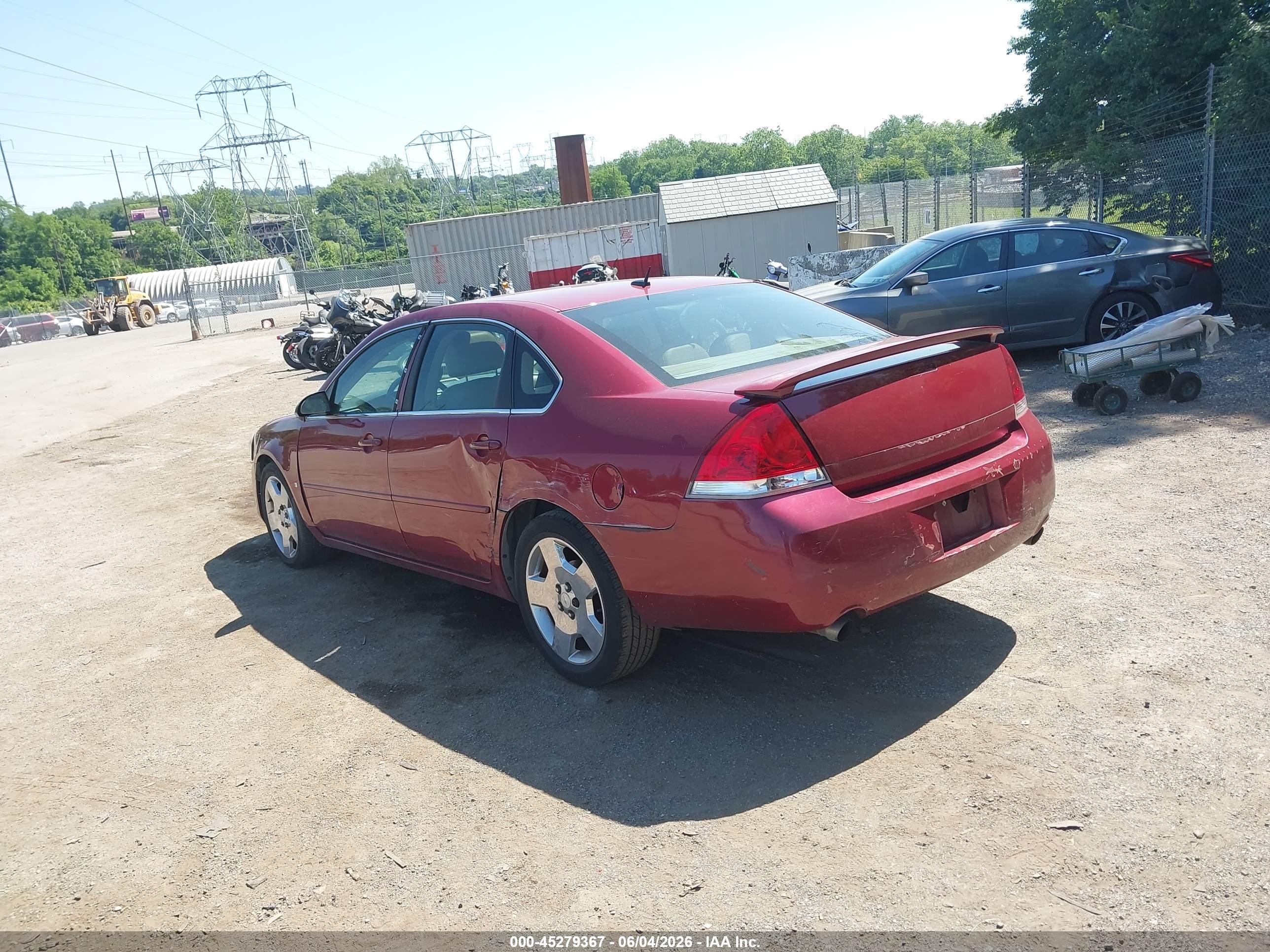 2006 Chevrolet Impala Ss Красный vin: 2G1WD58C569283822