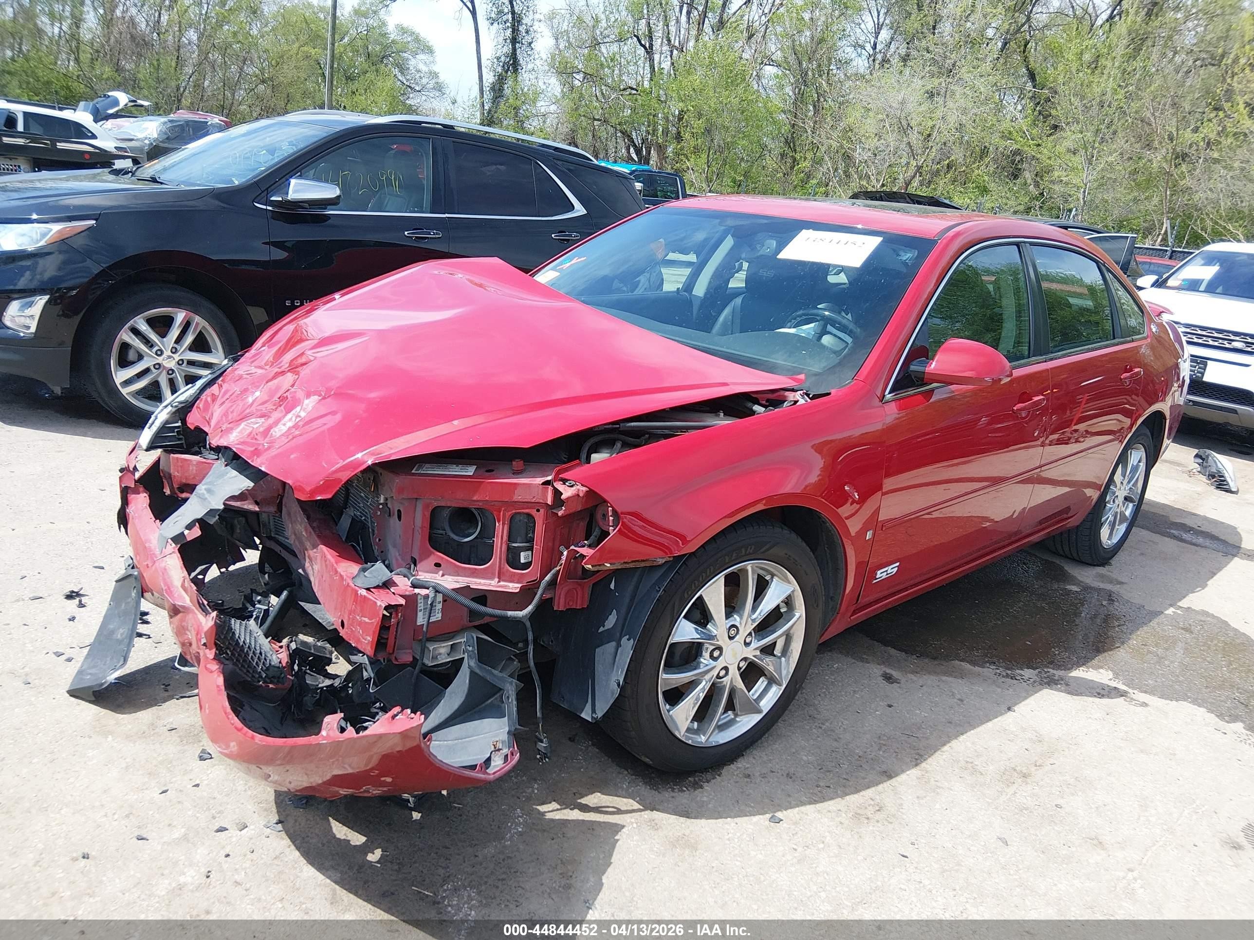 2007 Chevrolet Impala Ss Red vin: 2G1WD58C579227963