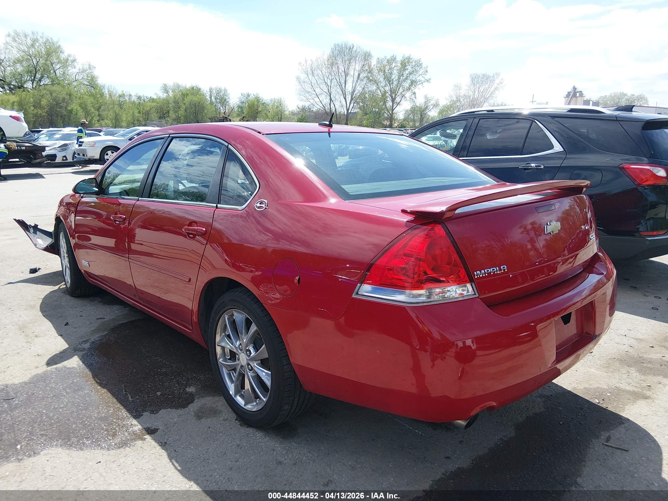 2007 Chevrolet Impala Ss Red vin: 2G1WD58C579227963