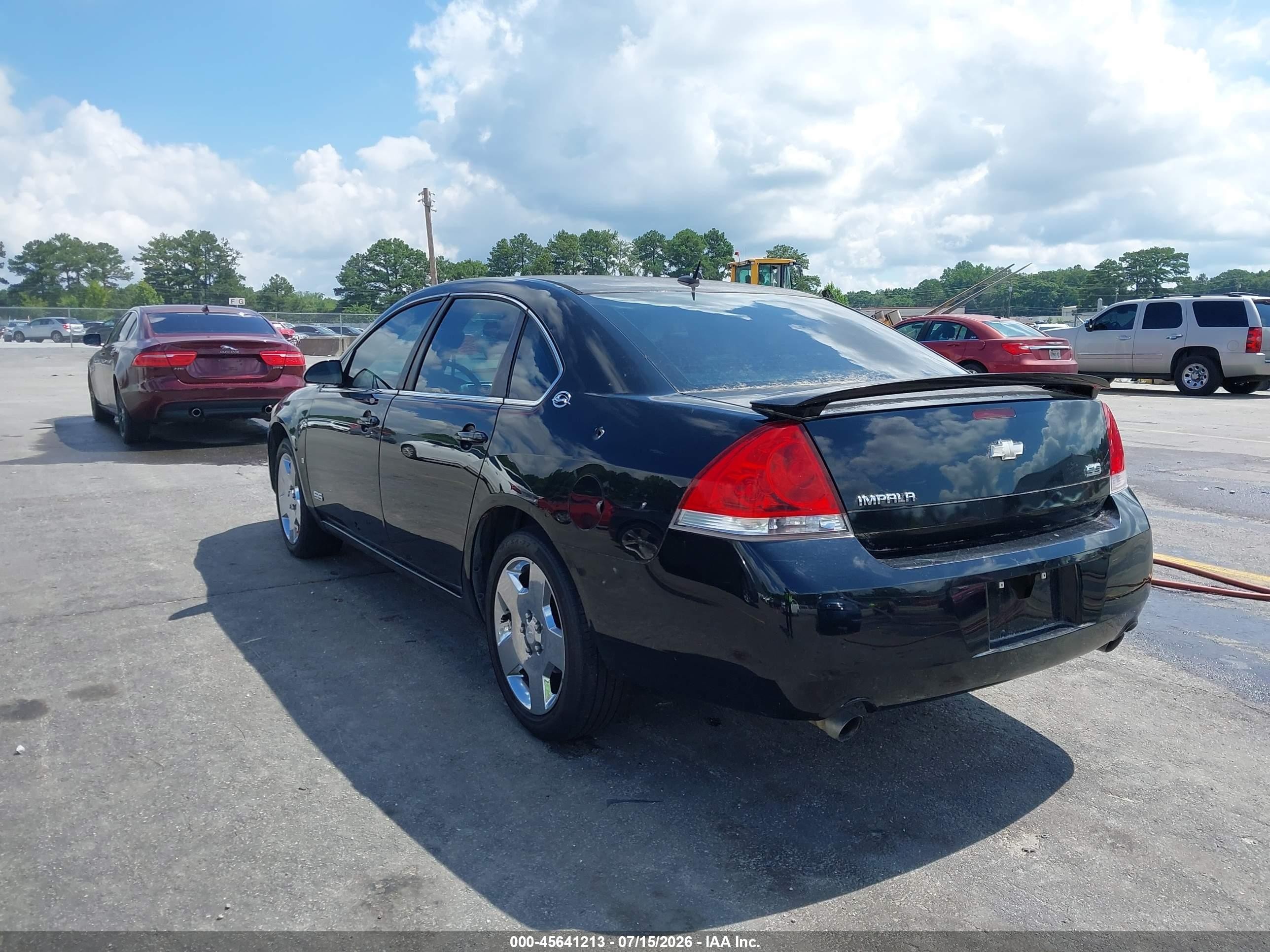 2008 Chevrolet Impala Ss Черный vin: 2G1WD58C589111650