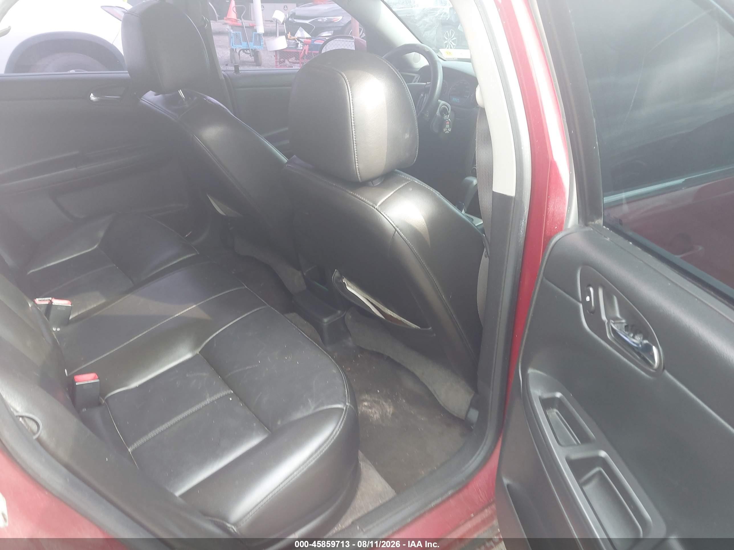 2008 Chevrolet Impala Ss Red vin: 2G1WD58C589232923