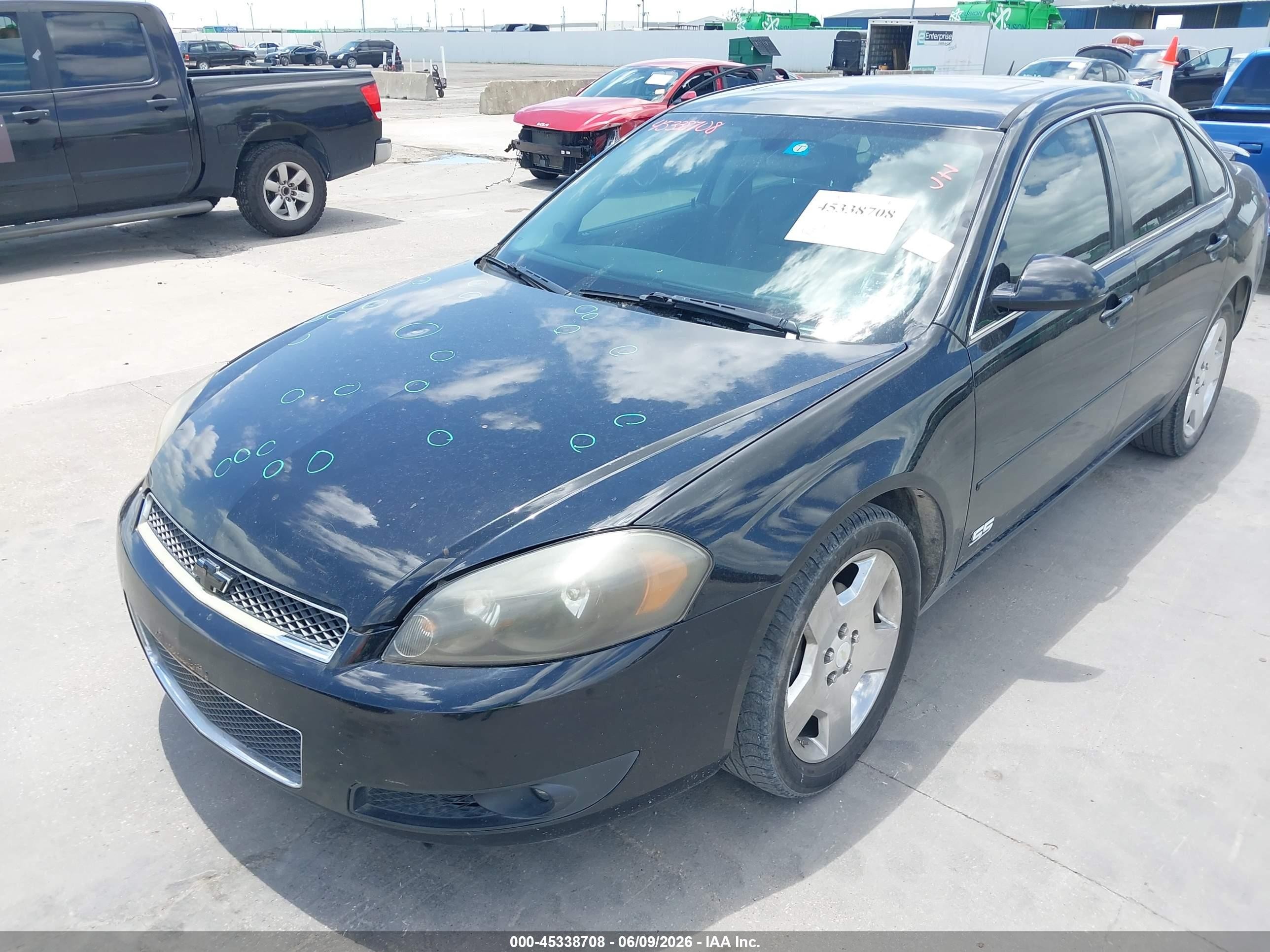 2006 Chevrolet Impala Ss Black vin: 2G1WD58C769156344