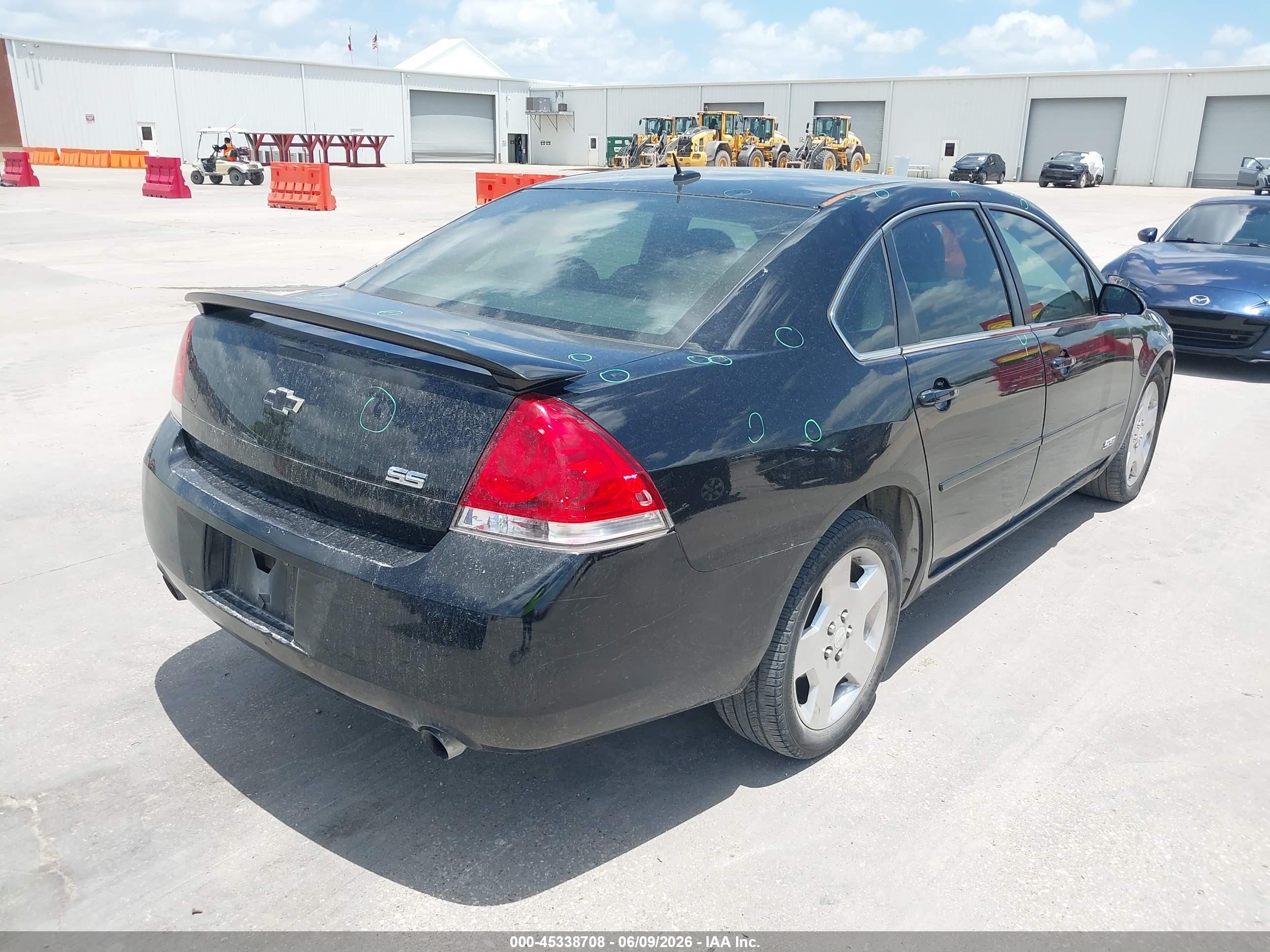 2006 Chevrolet Impala Ss Black vin: 2G1WD58C769156344