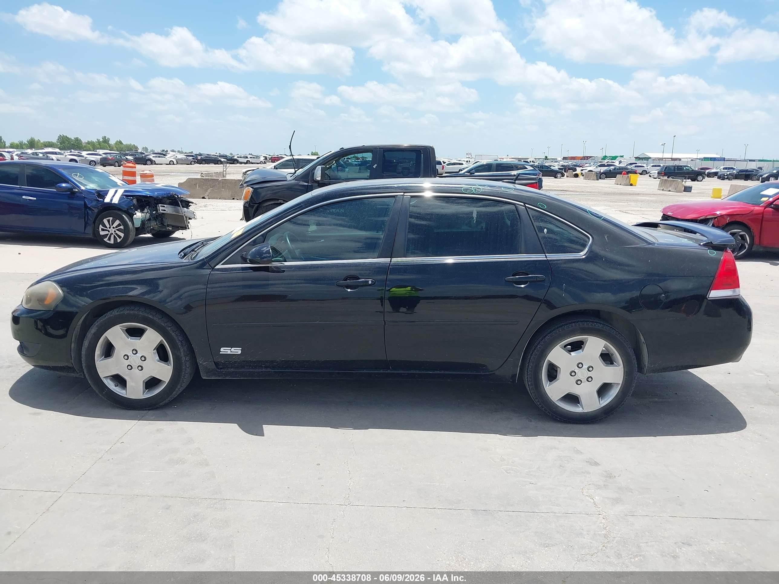 2006 Chevrolet Impala Ss Black vin: 2G1WD58C769156344