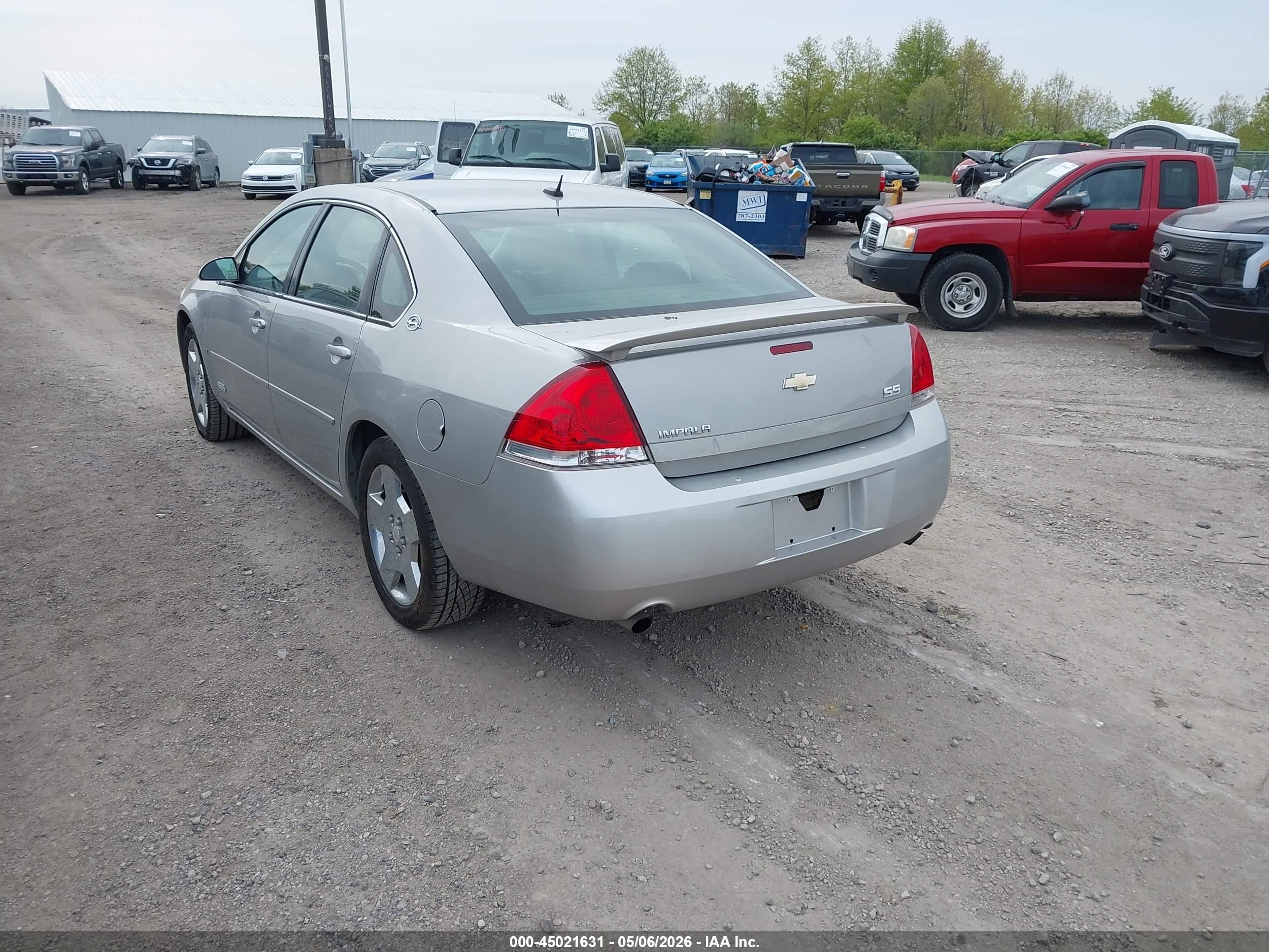 2008 Chevrolet Impala Ss Silver vin: 2G1WD58C789172644