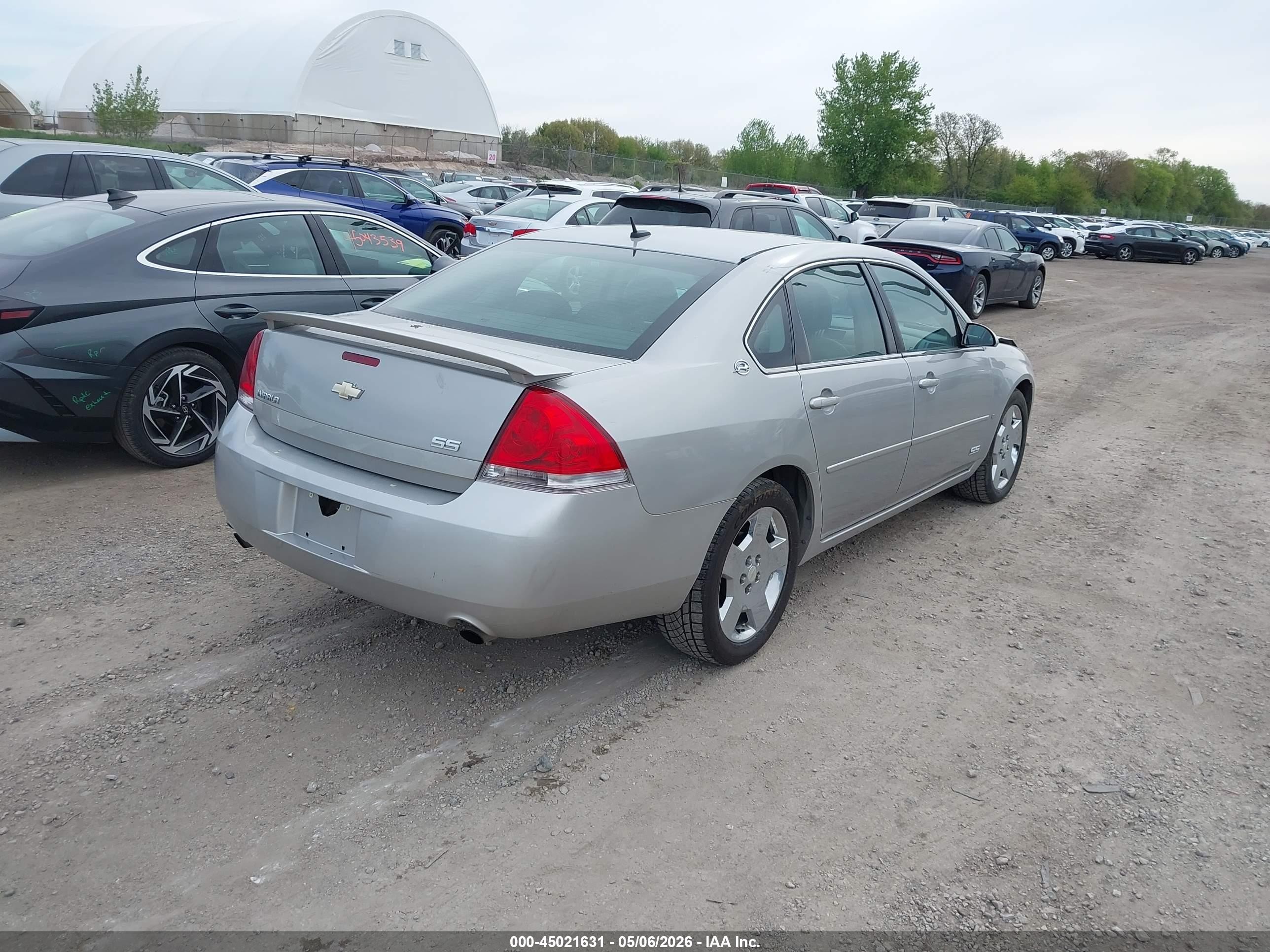 2008 Chevrolet Impala Ss Silver vin: 2G1WD58C789172644