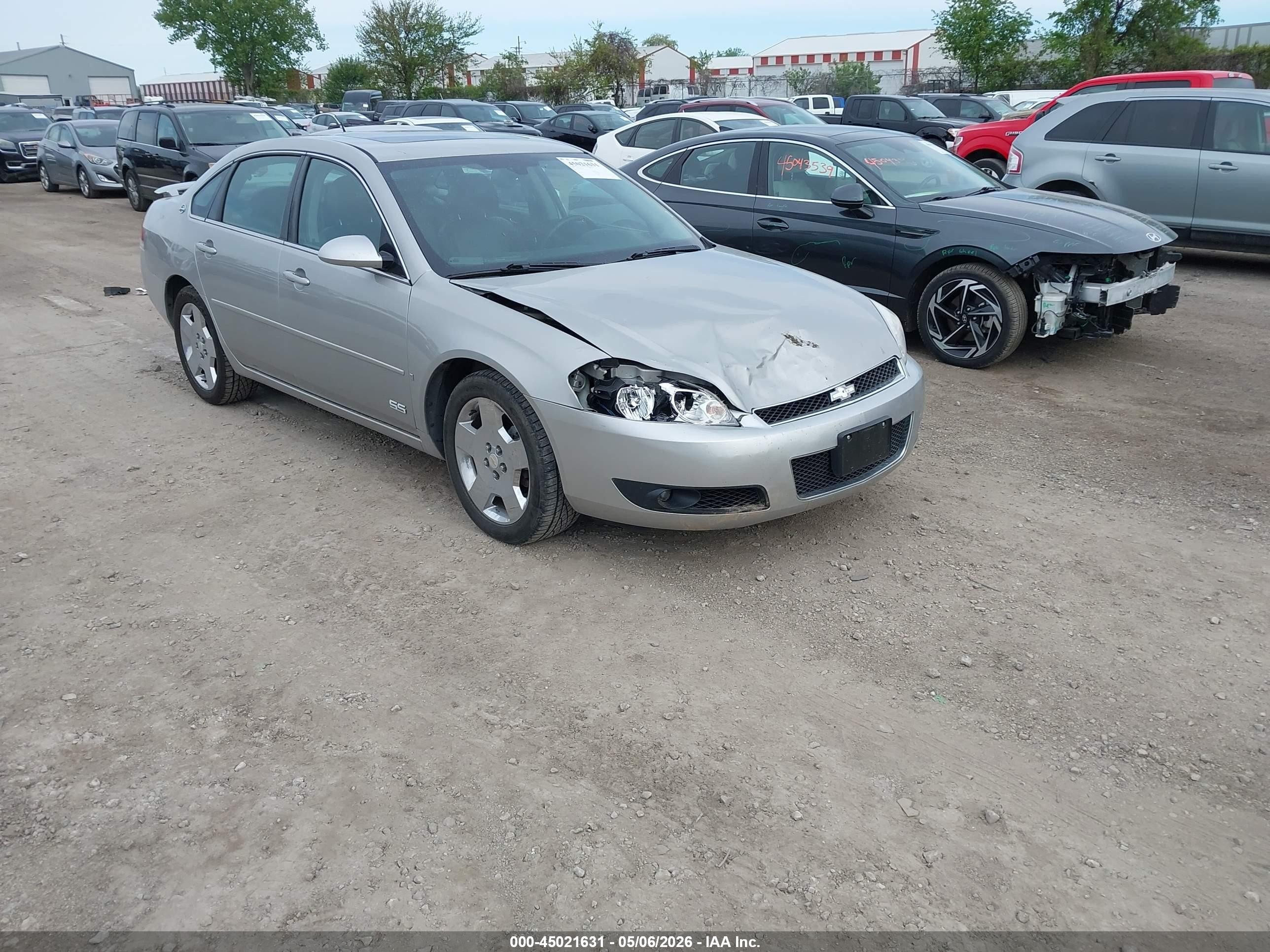 2008 Chevrolet Impala Ss Silver vin: 2G1WD58C789172644