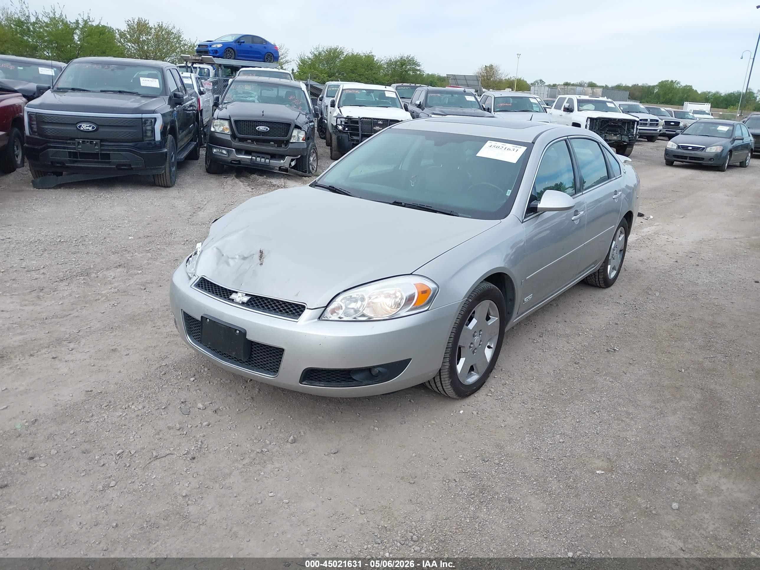 2008 Chevrolet Impala Ss Silver vin: 2G1WD58C789172644