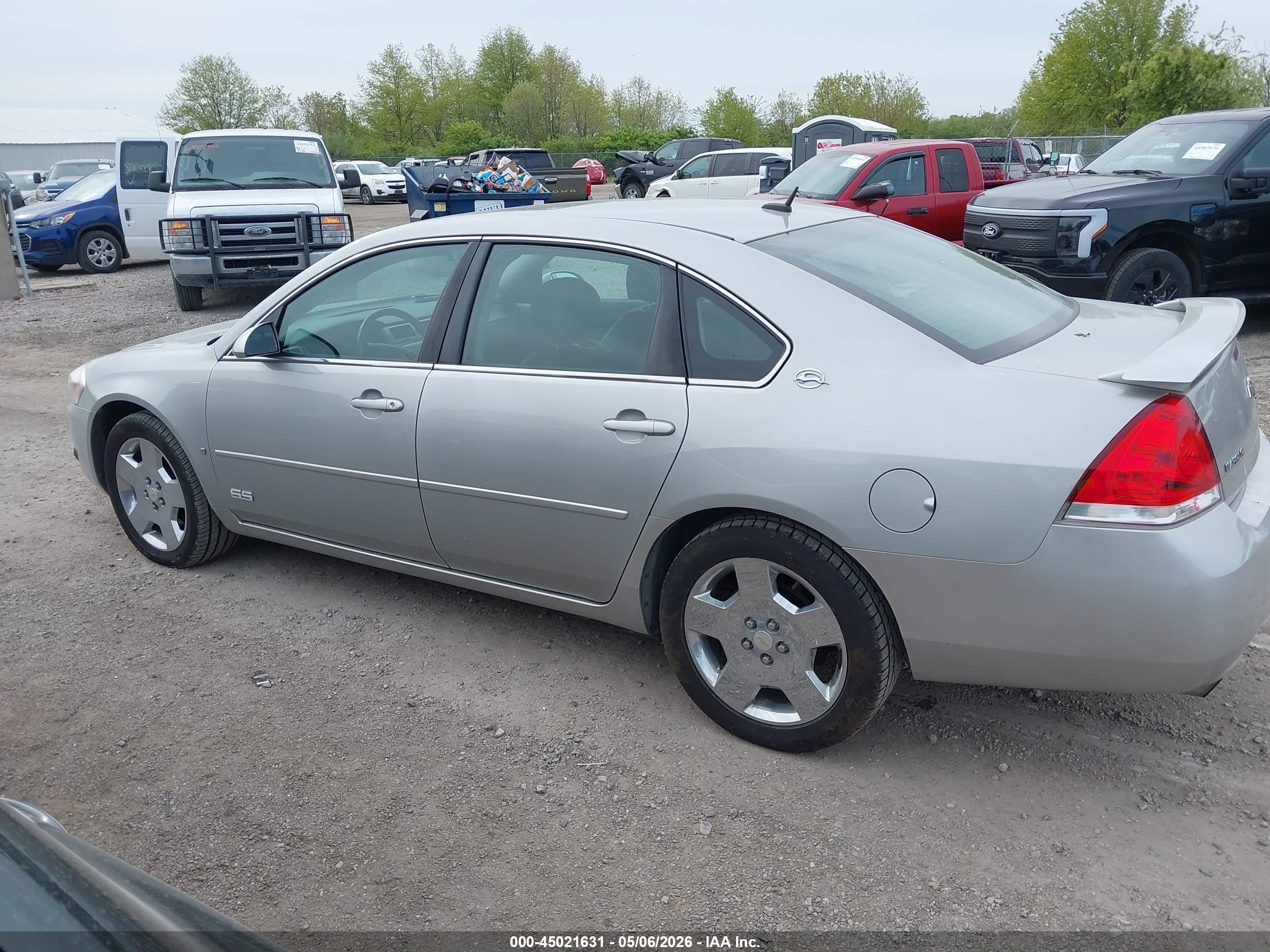 2008 Chevrolet Impala Ss Silver vin: 2G1WD58C789172644