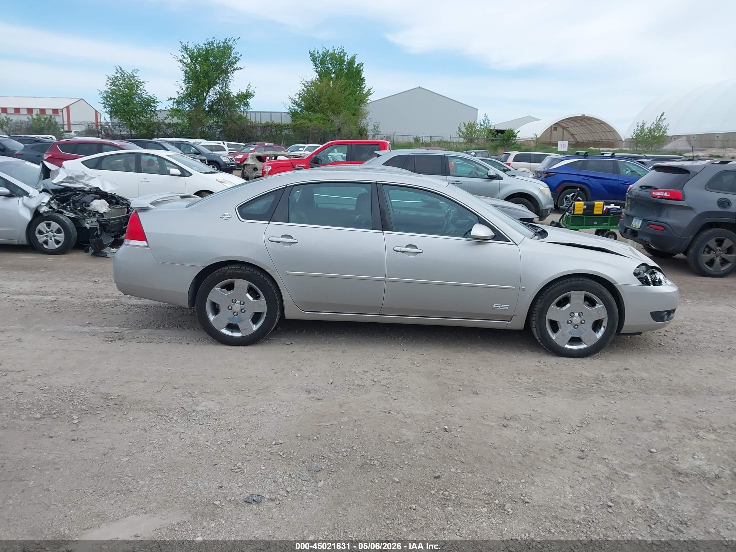 2008 Chevrolet Impala Ss Silver vin: 2G1WD58C789172644