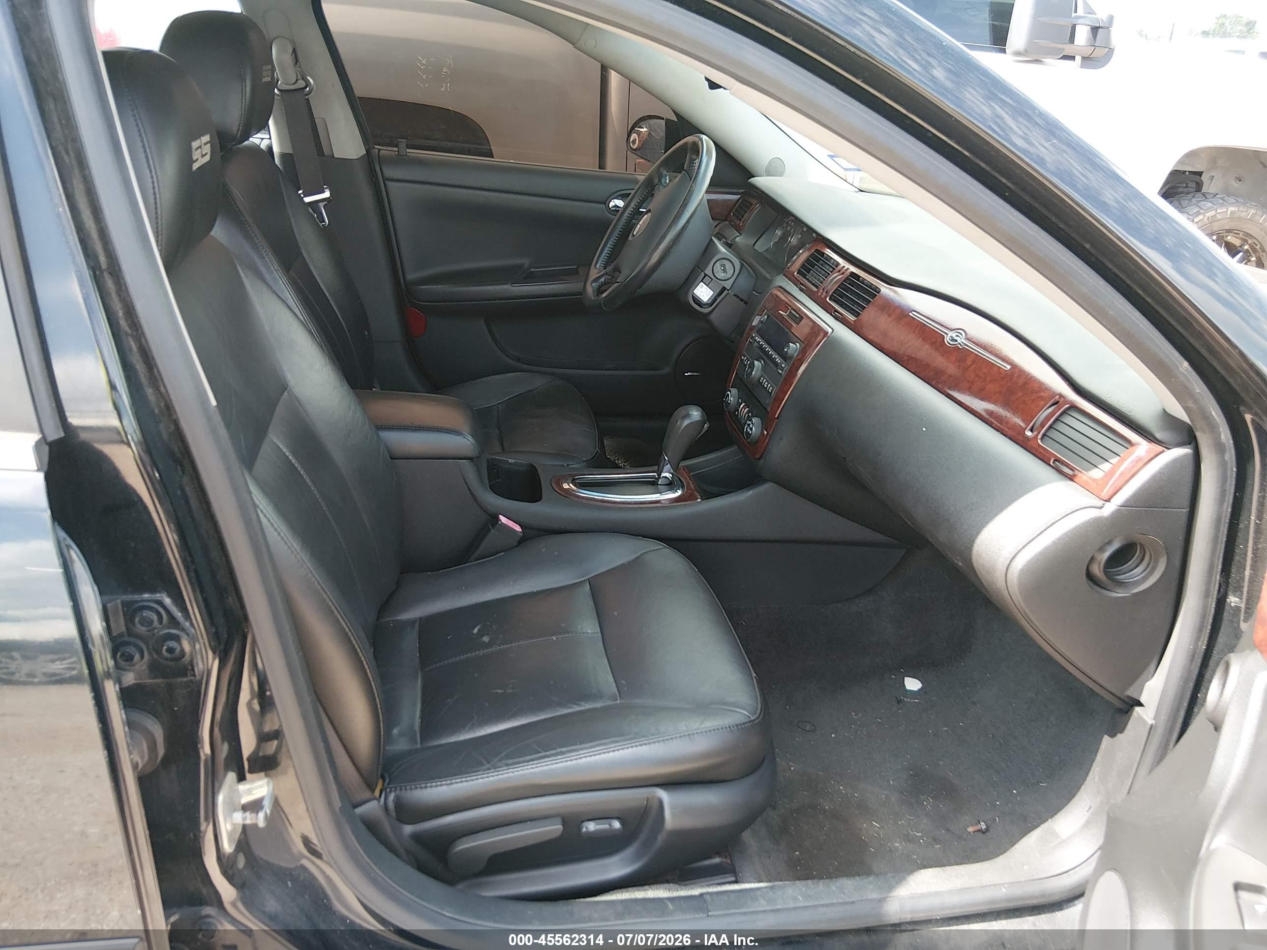2008 Chevrolet Impala Ss Black vin: 2G1WD58C889168005