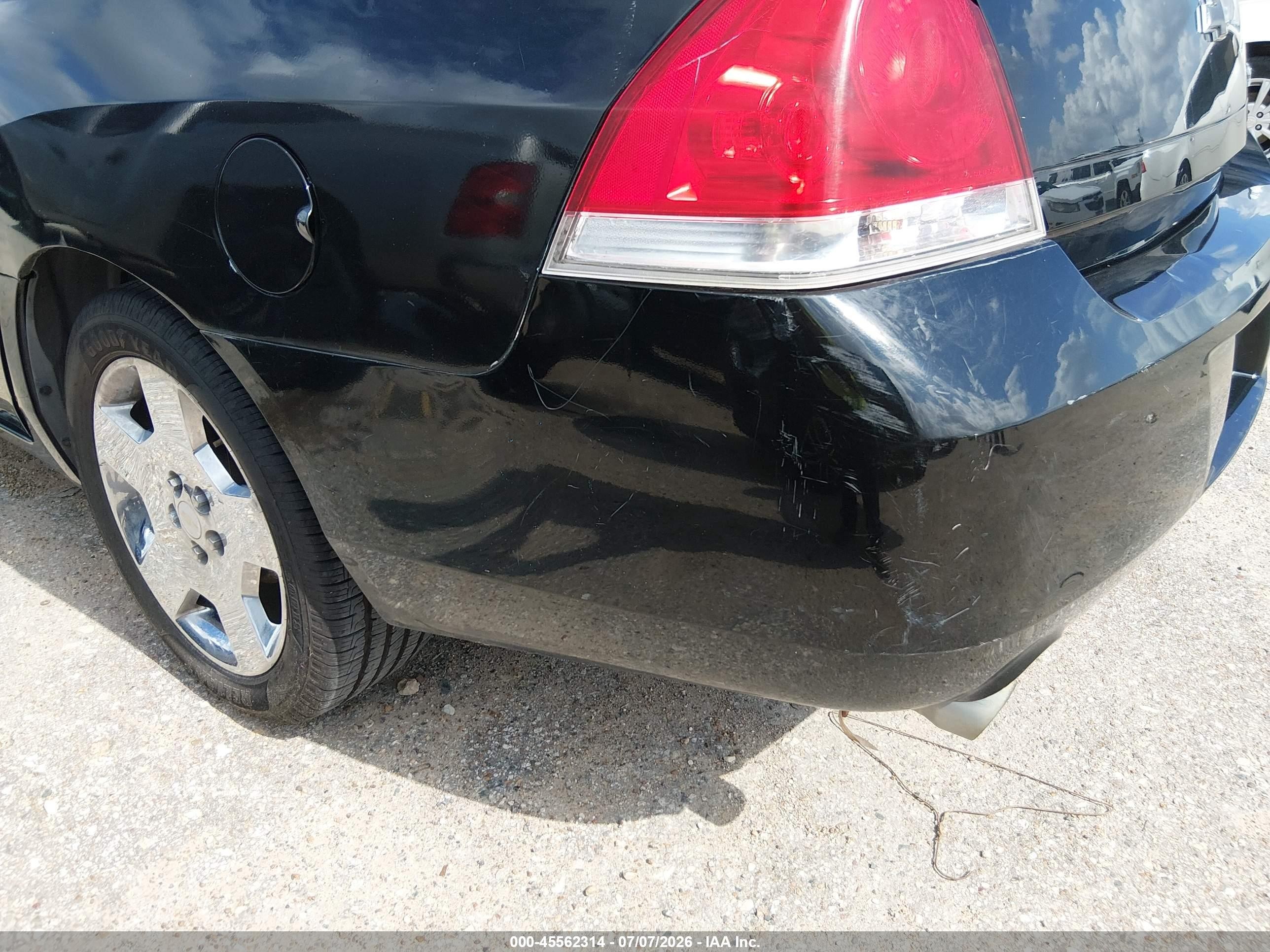 2008 Chevrolet Impala Ss Black vin: 2G1WD58C889168005