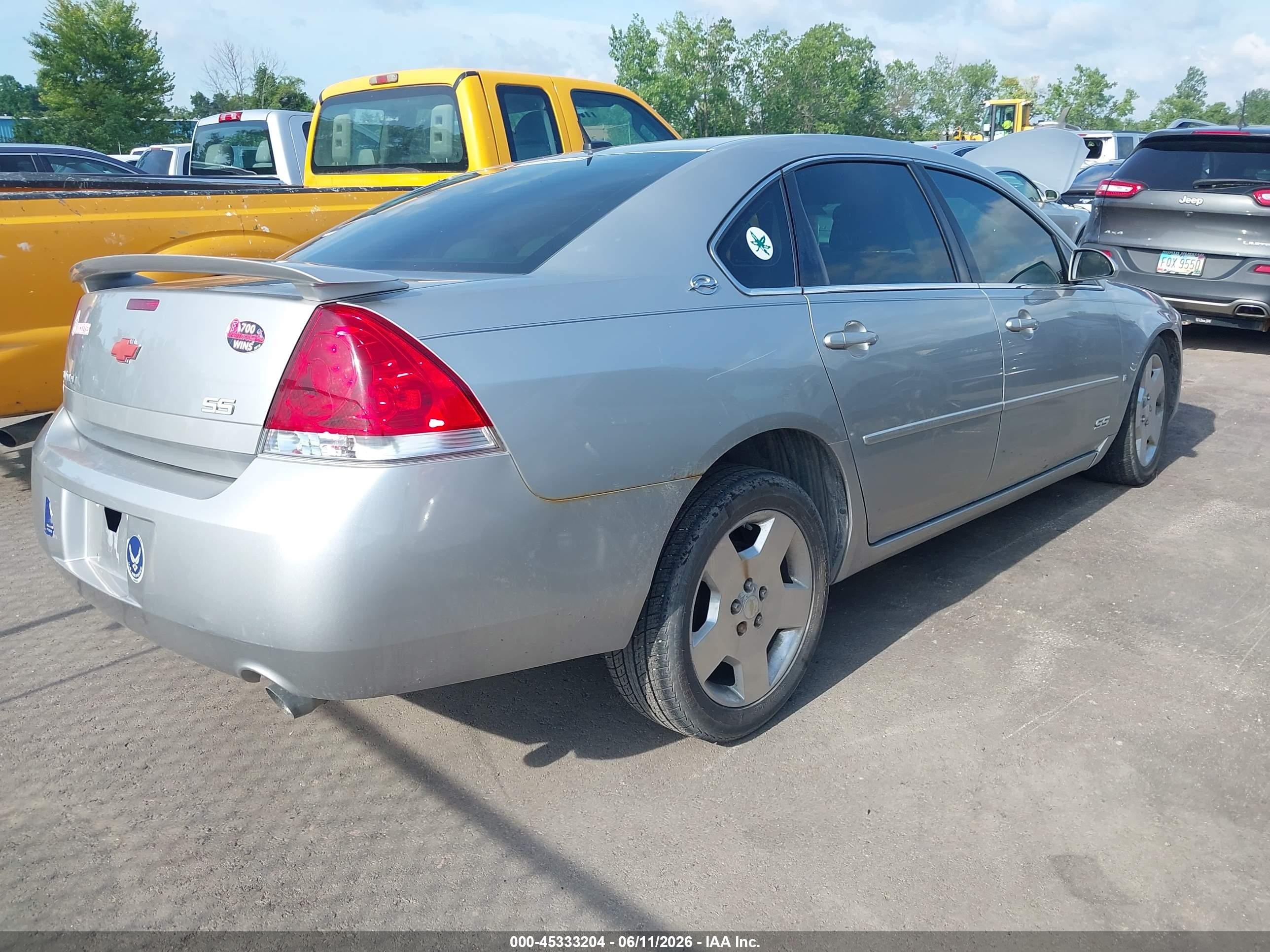 2006 Chevrolet Impala Ss Silver vin: 2G1WD58C969176370