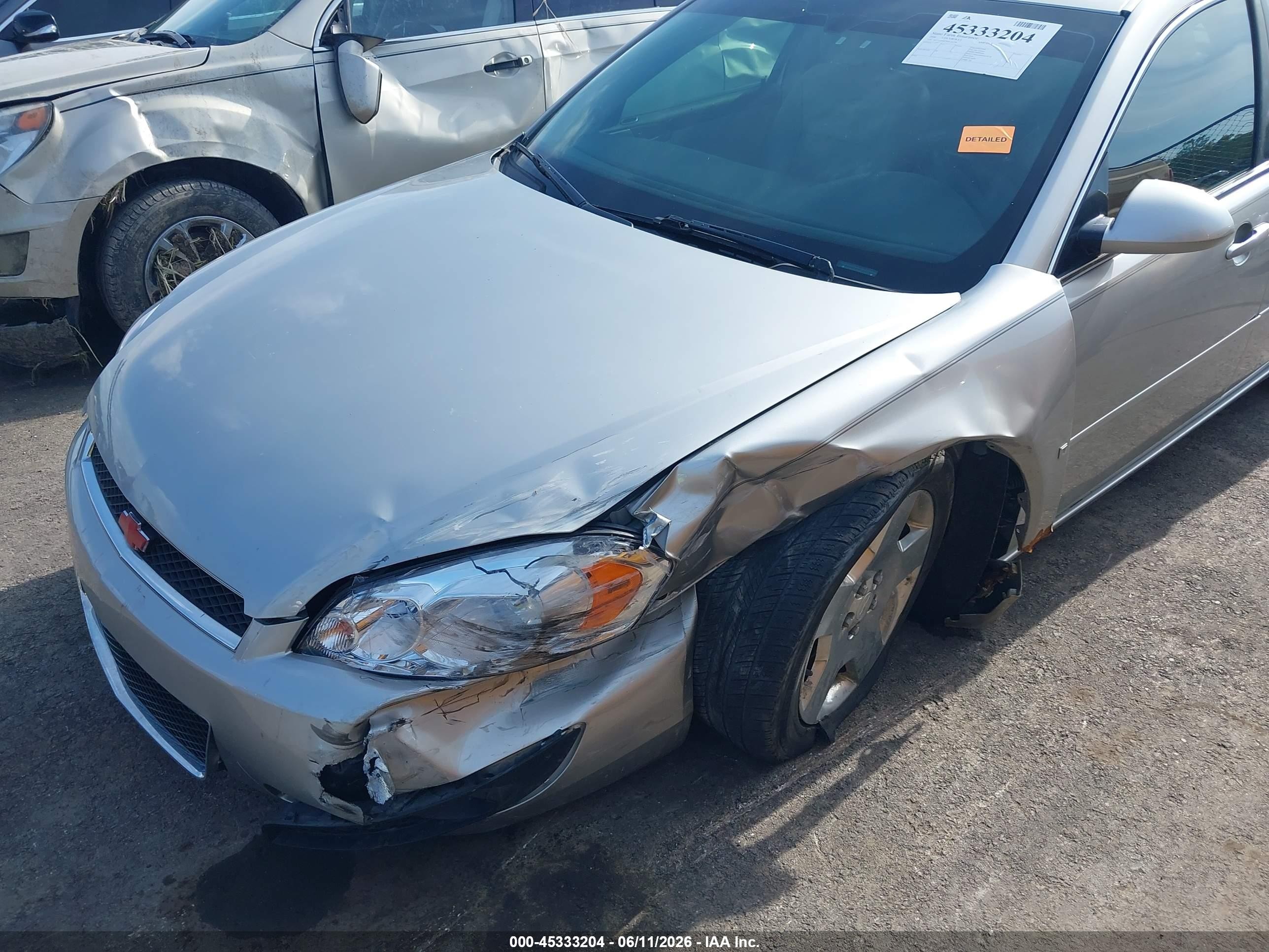2006 Chevrolet Impala Ss Silver vin: 2G1WD58C969176370