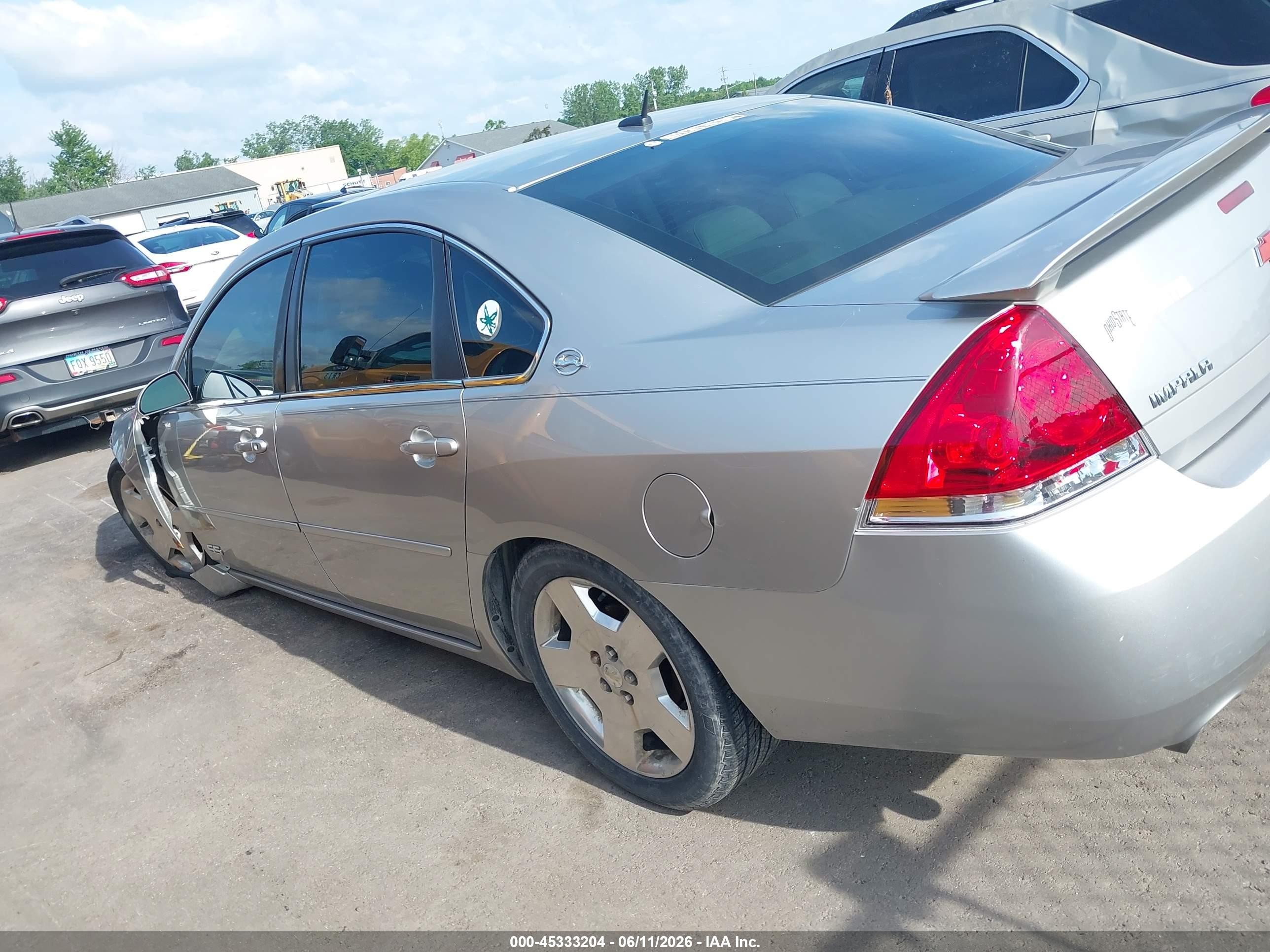 2006 Chevrolet Impala Ss Silver vin: 2G1WD58C969176370