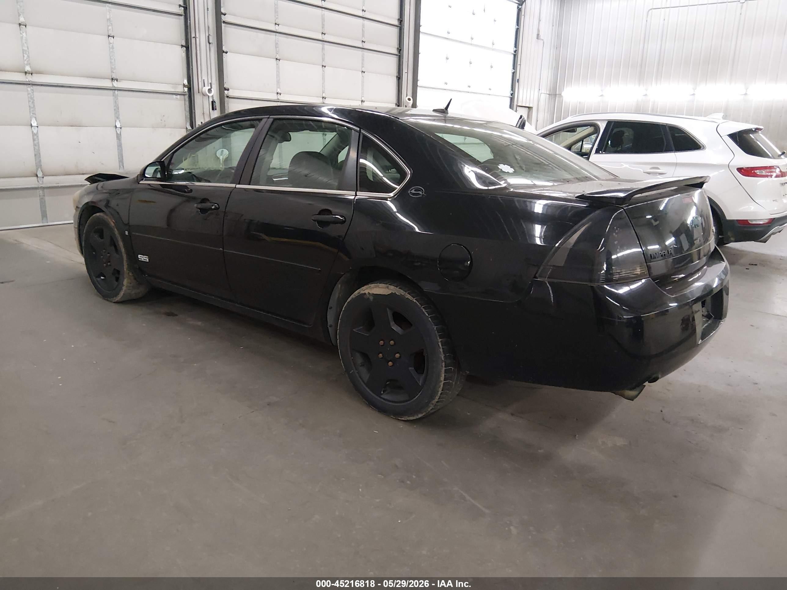 2007 Chevrolet Impala Ss Black vin: 2G1WD58C979142267