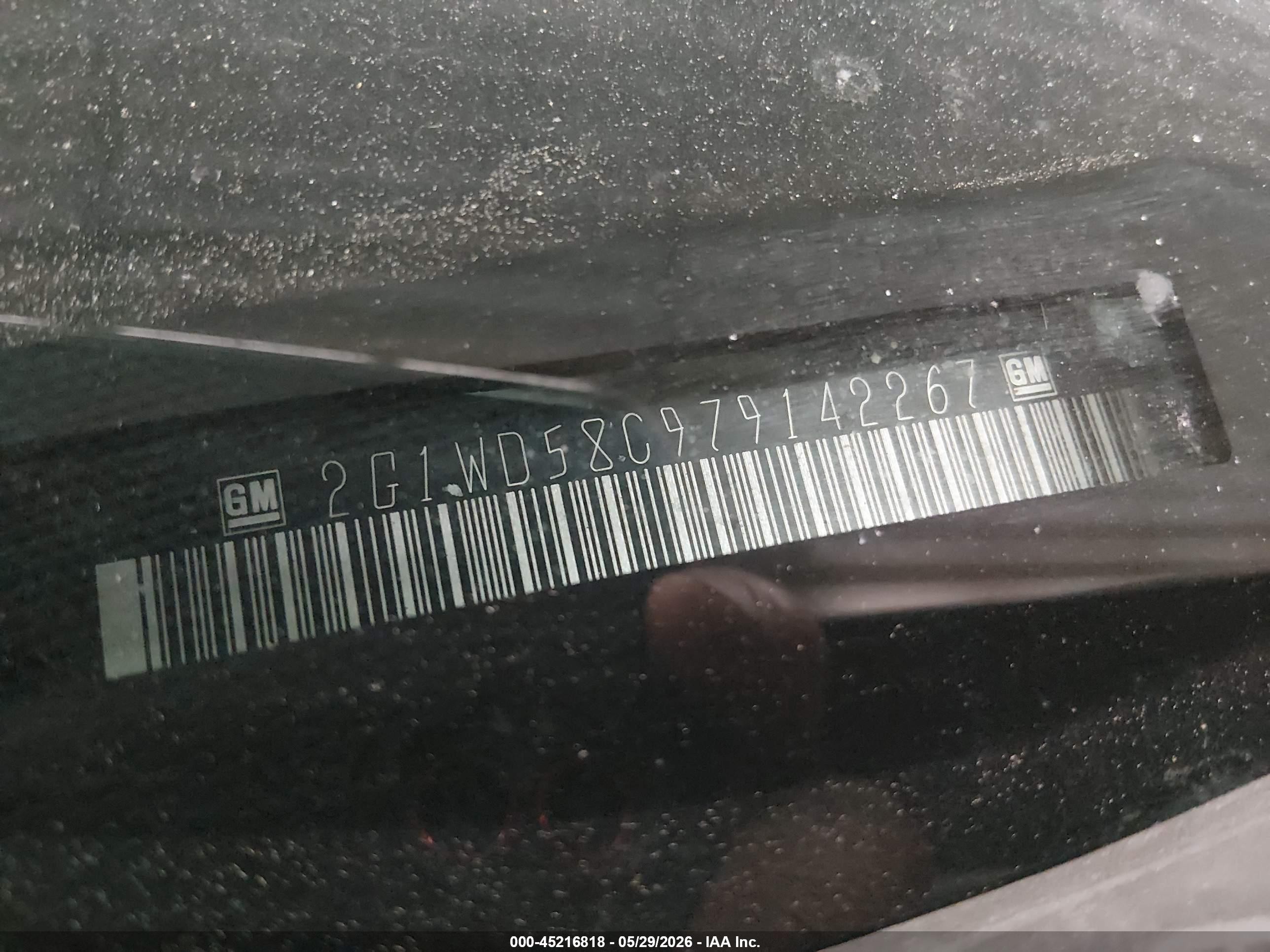 2007 Chevrolet Impala Ss Black vin: 2G1WD58C979142267