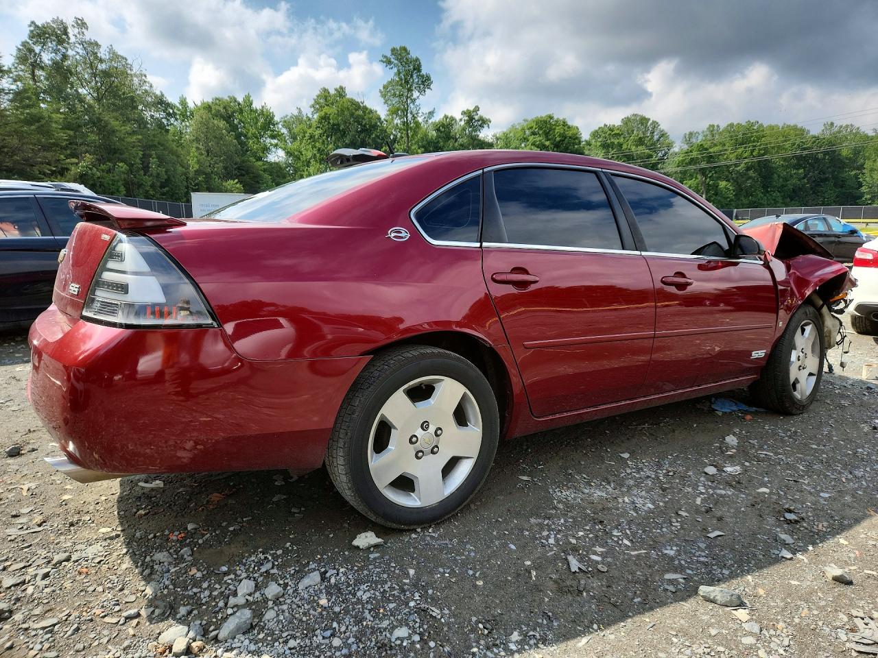 2007 Chevrolet Impala Super Sport Red vin: 2G1WD58C979344011