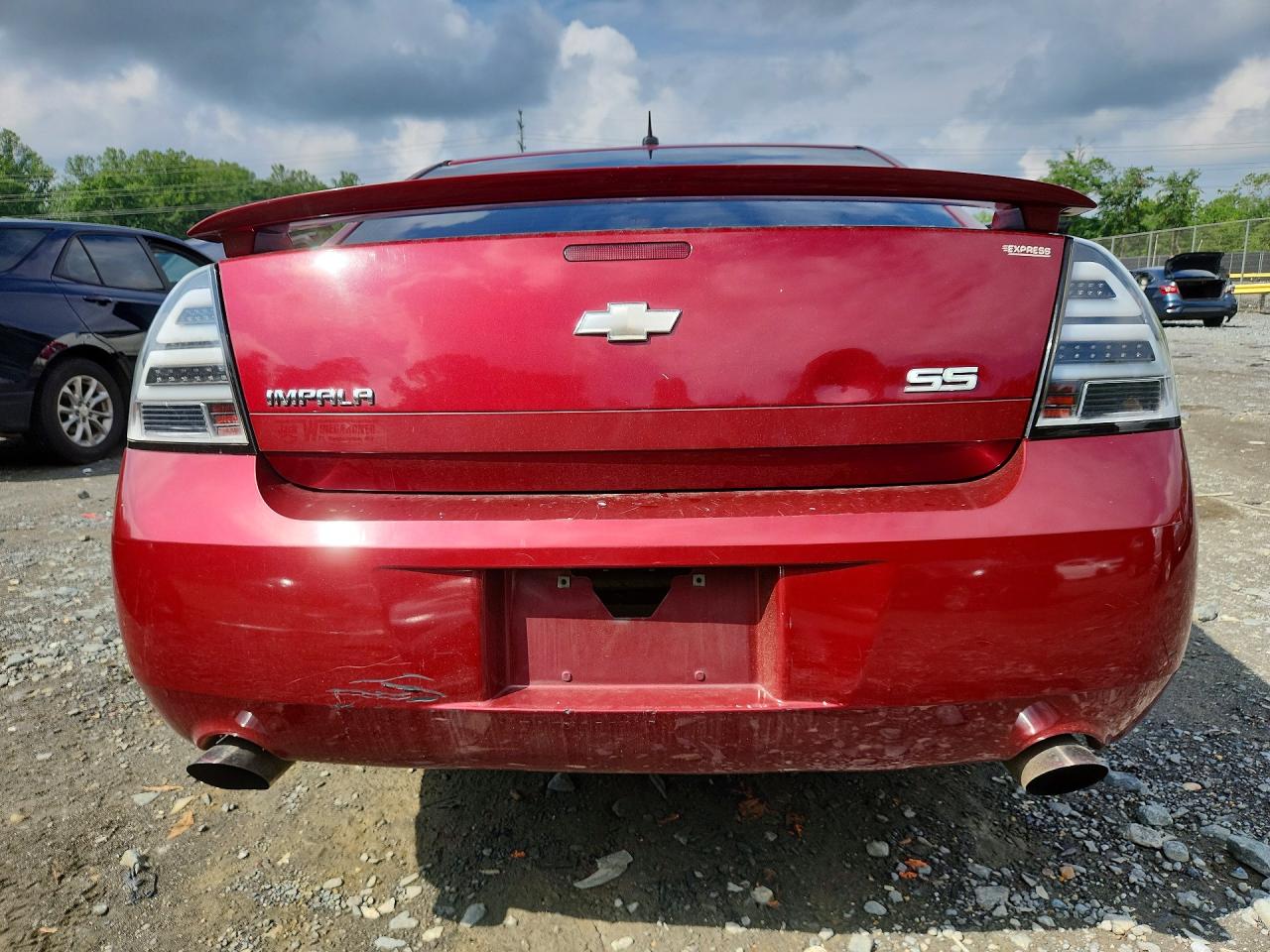 2007 Chevrolet Impala Super Sport Red vin: 2G1WD58C979344011
