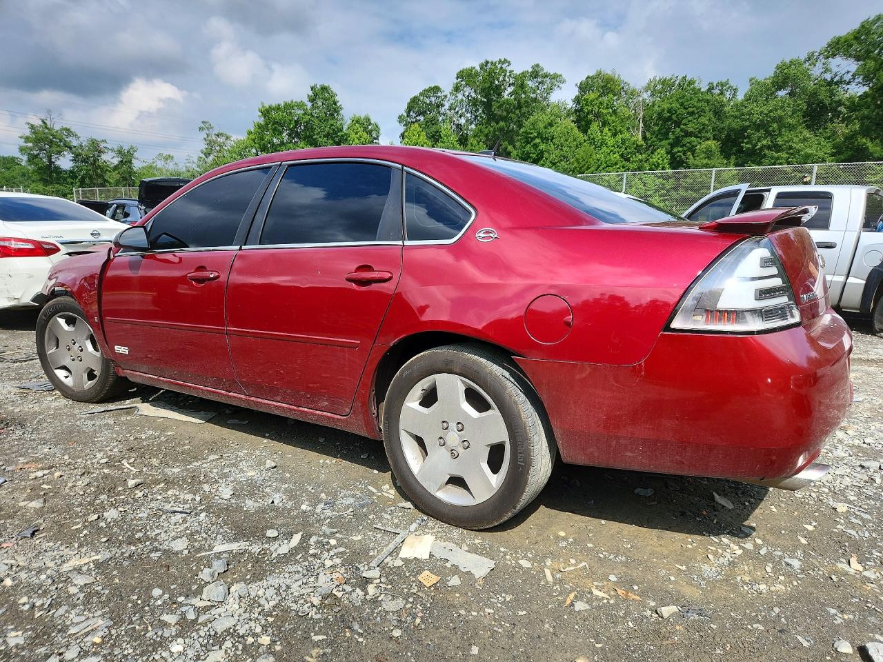 2007 Chevrolet Impala Super Sport Red vin: 2G1WD58C979344011