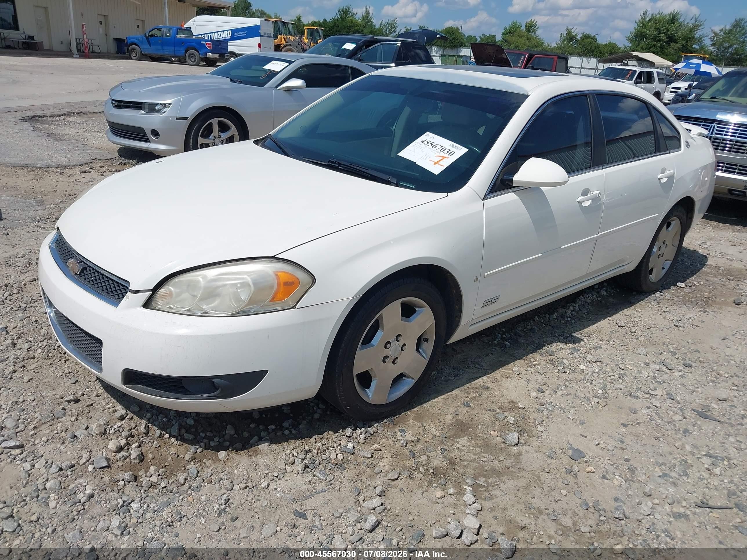 2006 Chevrolet Impala Ss Белый vin: 2G1WD58CX69306429