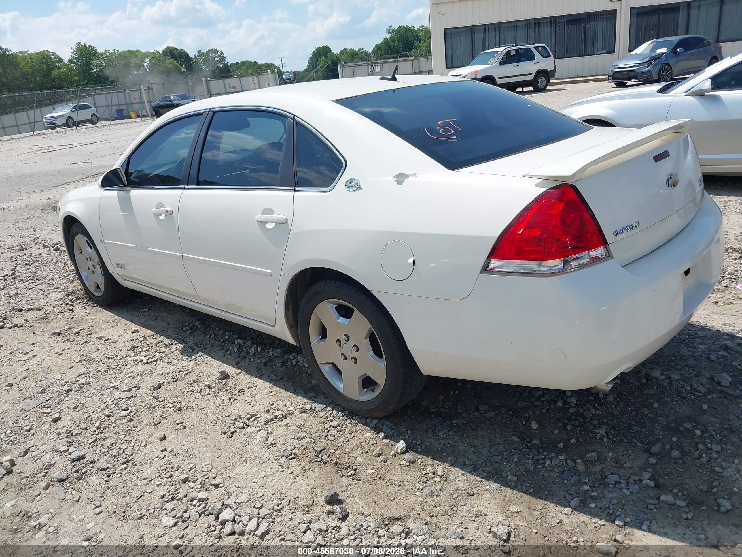 2006 Chevrolet Impala Ss Белый vin: 2G1WD58CX69306429
