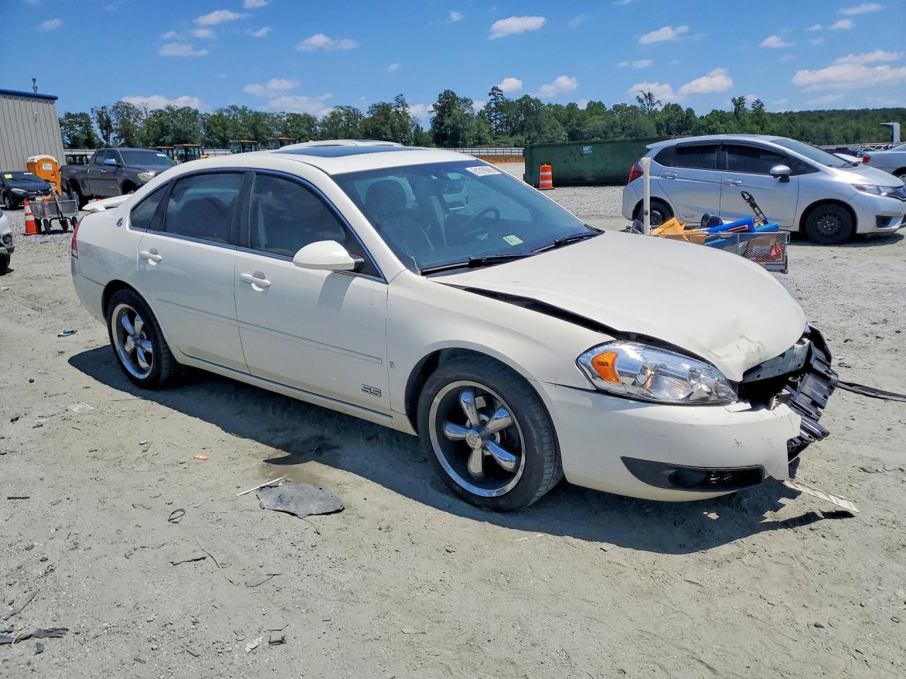 2008 Chevrolet Impala Super Sport White vin: 2G1WD58CX81346186