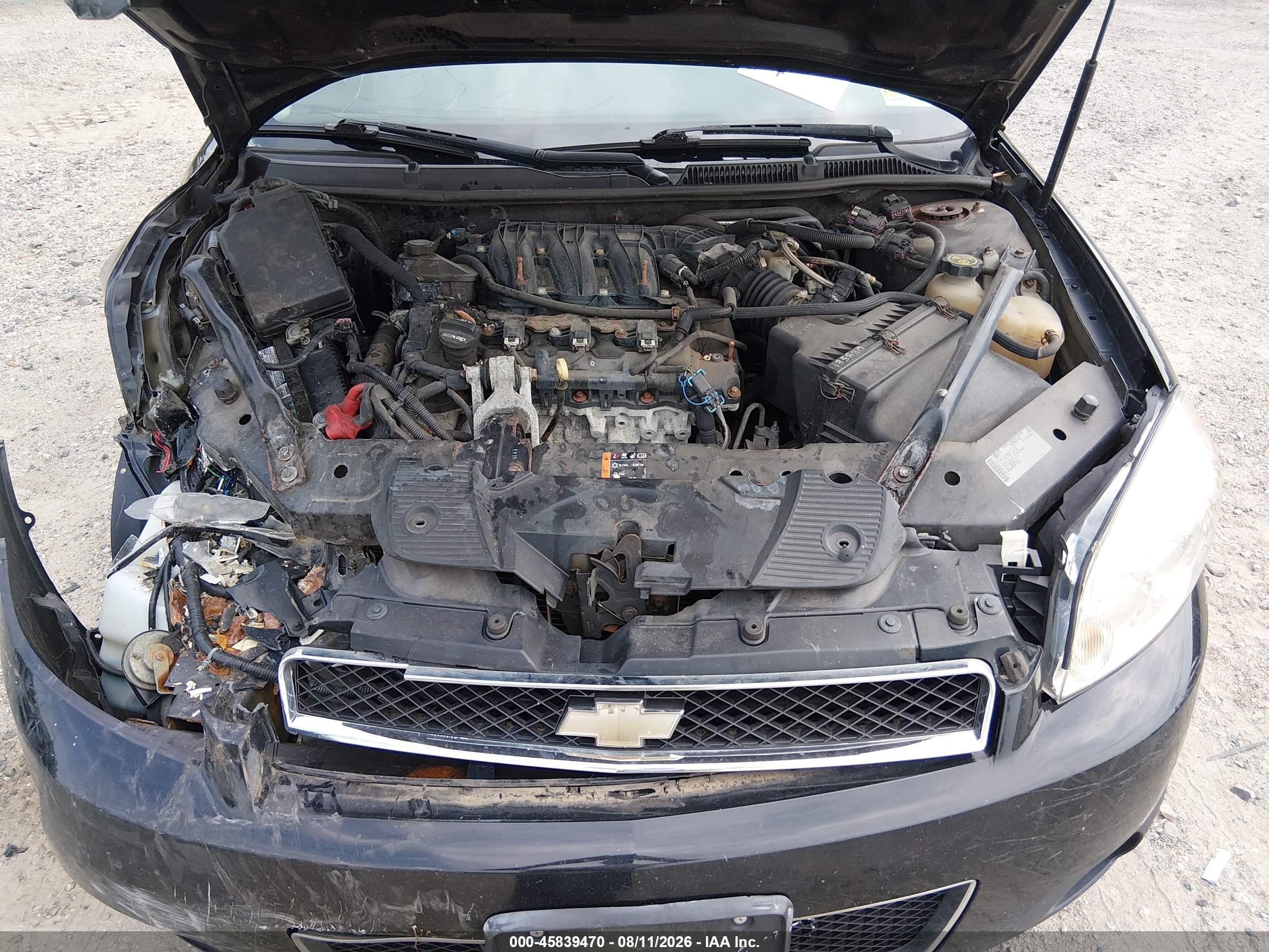 2013 Chevrolet Impala Police Black vin: 2G1WD5E31D1253829