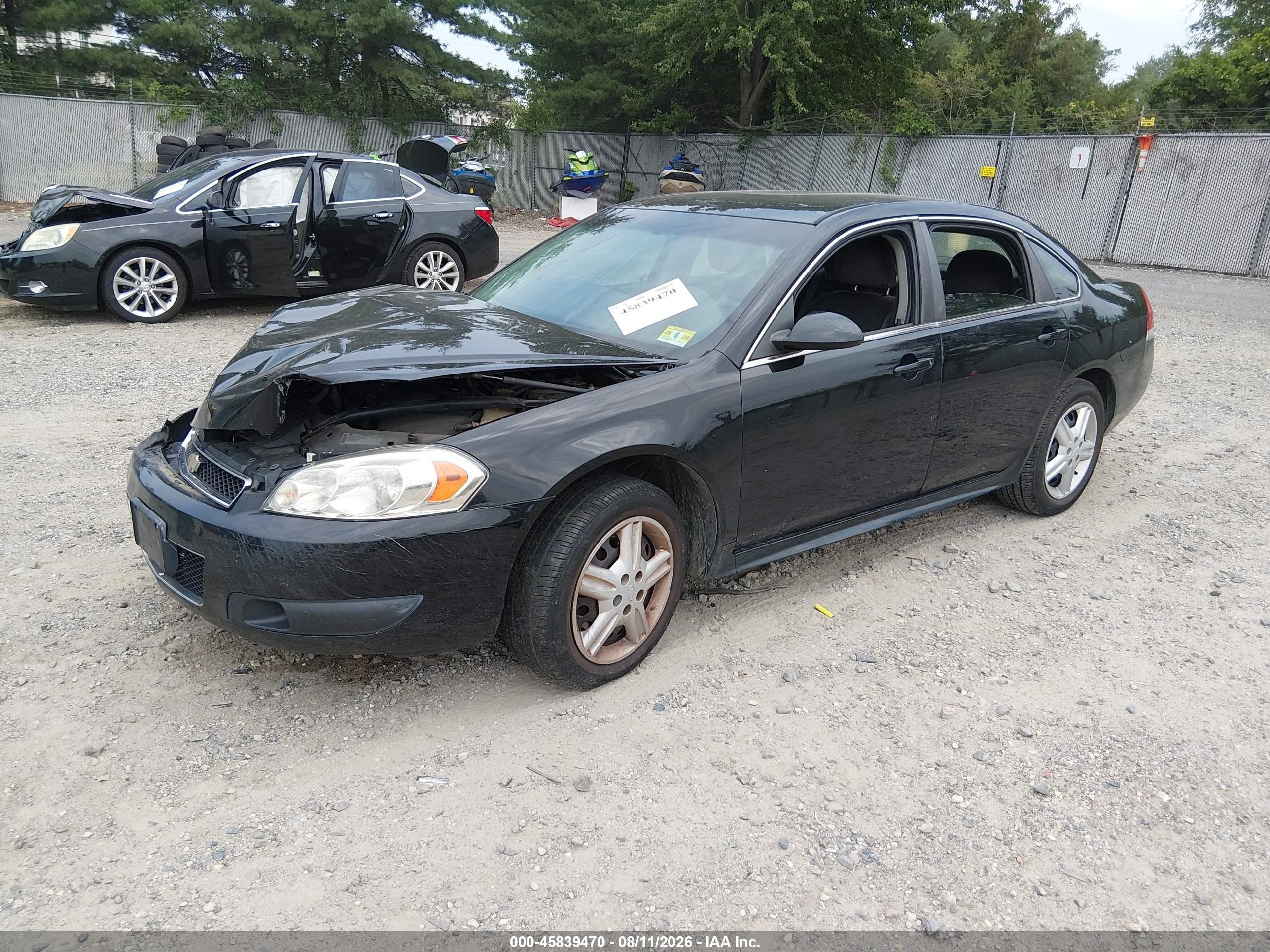 2013 Chevrolet Impala Police Black vin: 2G1WD5E31D1253829