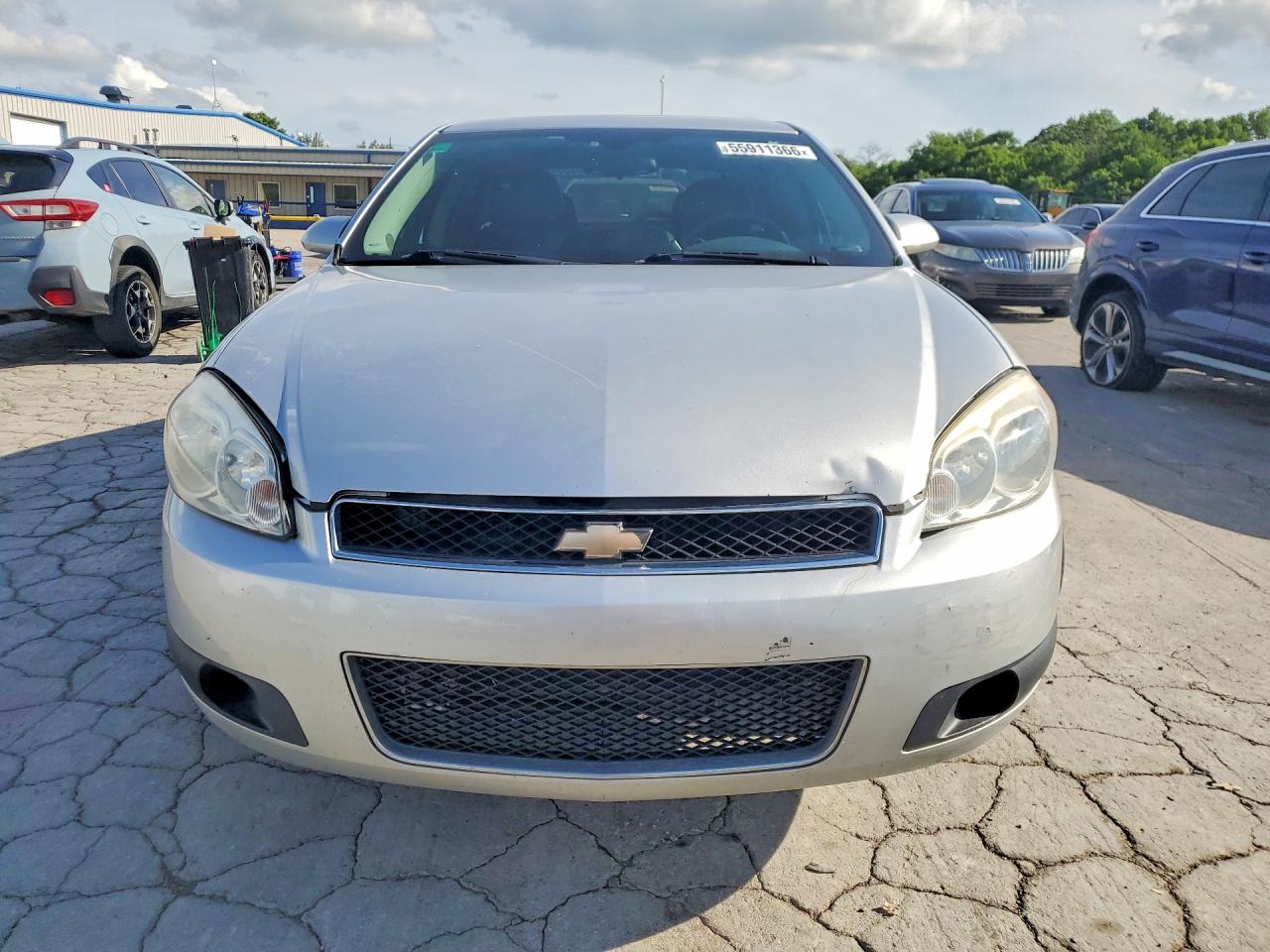 2014 Chevrolet Impala Limited Police Silver vin: 2G1WD5E31E1186571