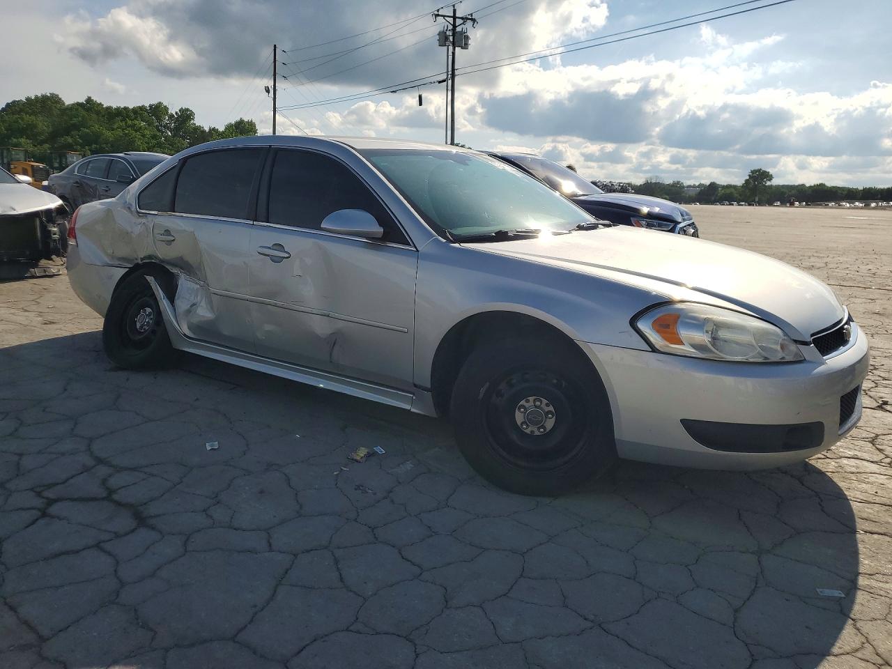 2014 Chevrolet Impala Limited Police Silver vin: 2G1WD5E31E1186571