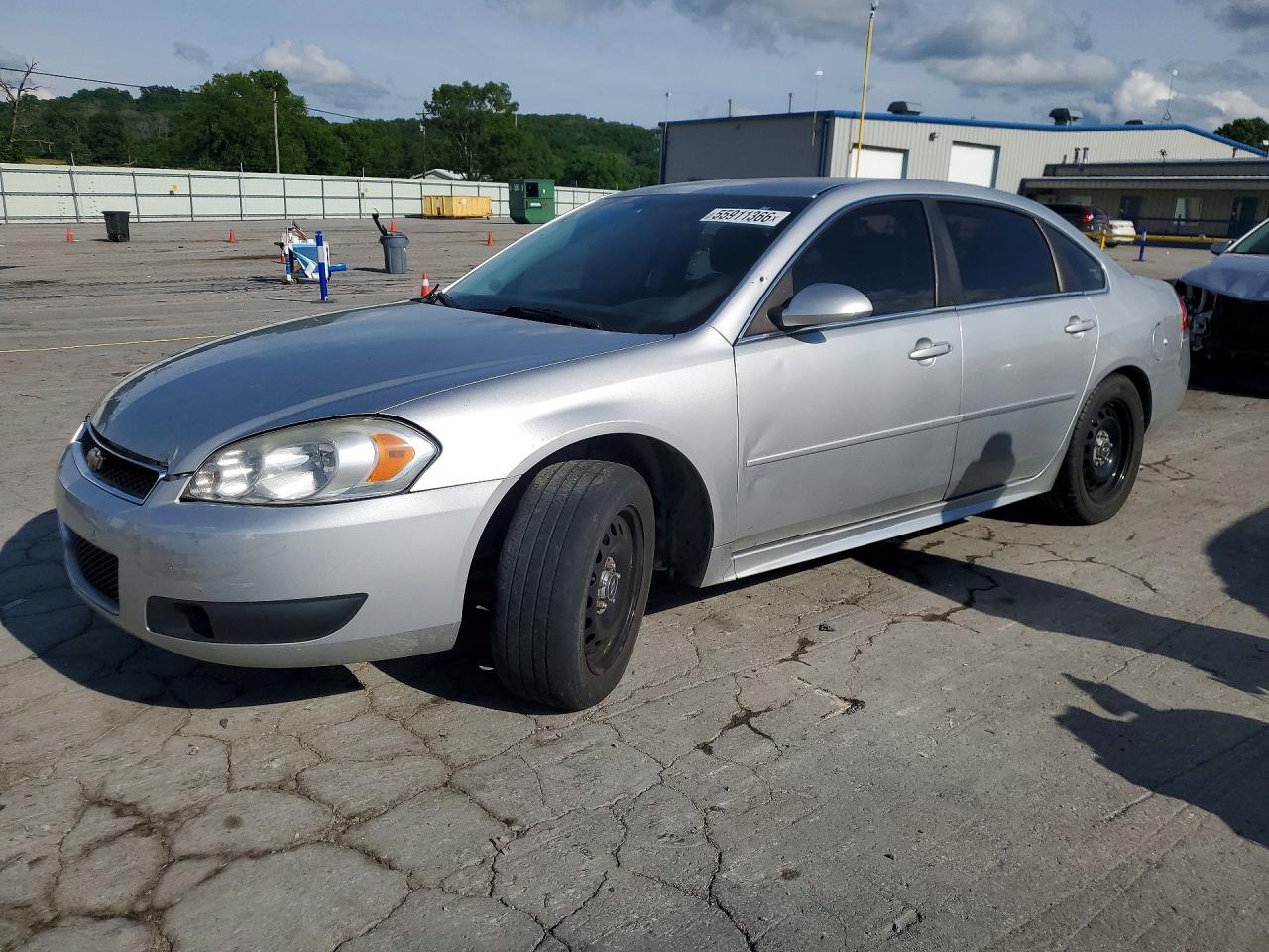 2014 Chevrolet Impala Limited Police Silver vin: 2G1WD5E31E1186571