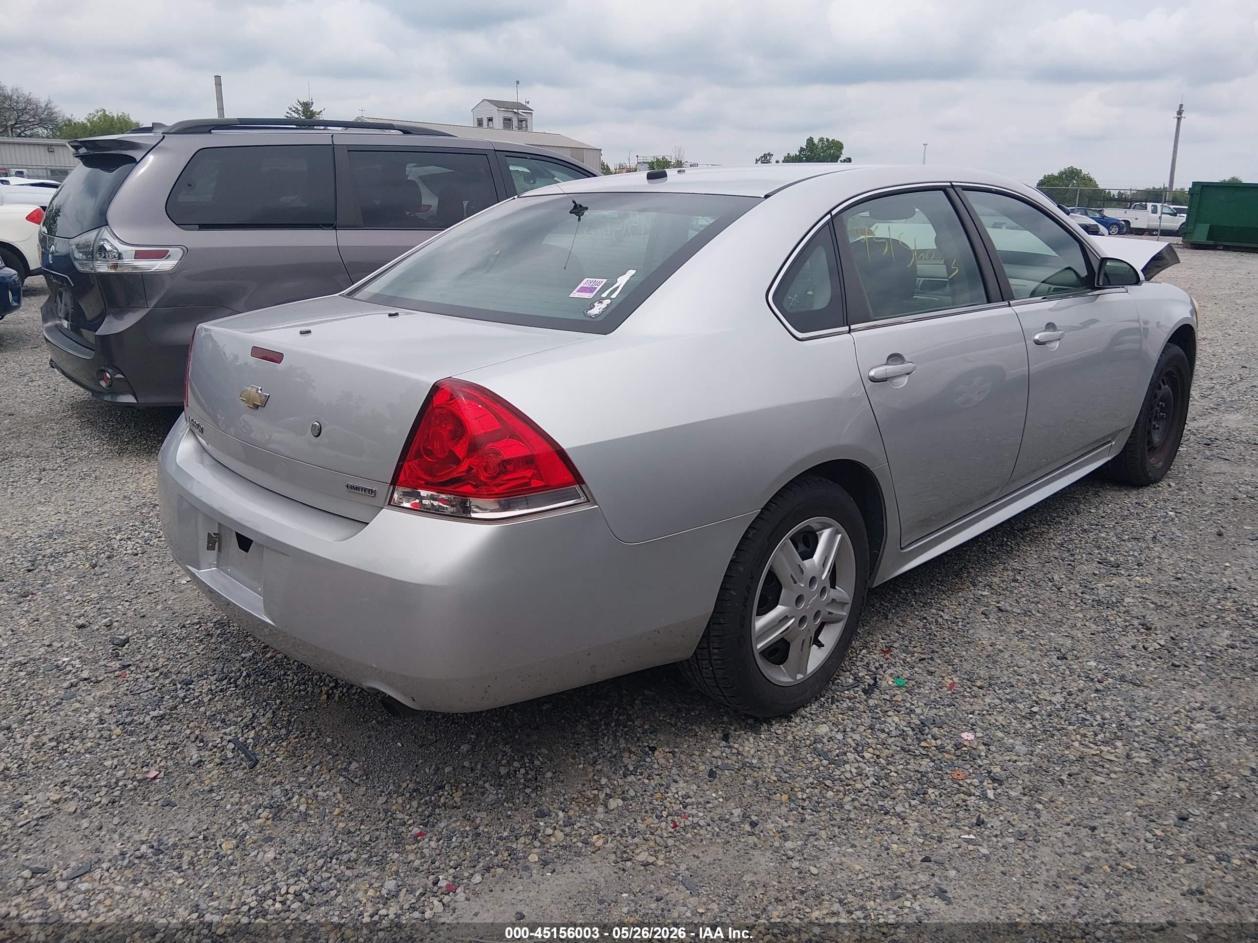 2016 Chevrolet Impala Limited Police Silver vin: 2G1WD5E31G1147823