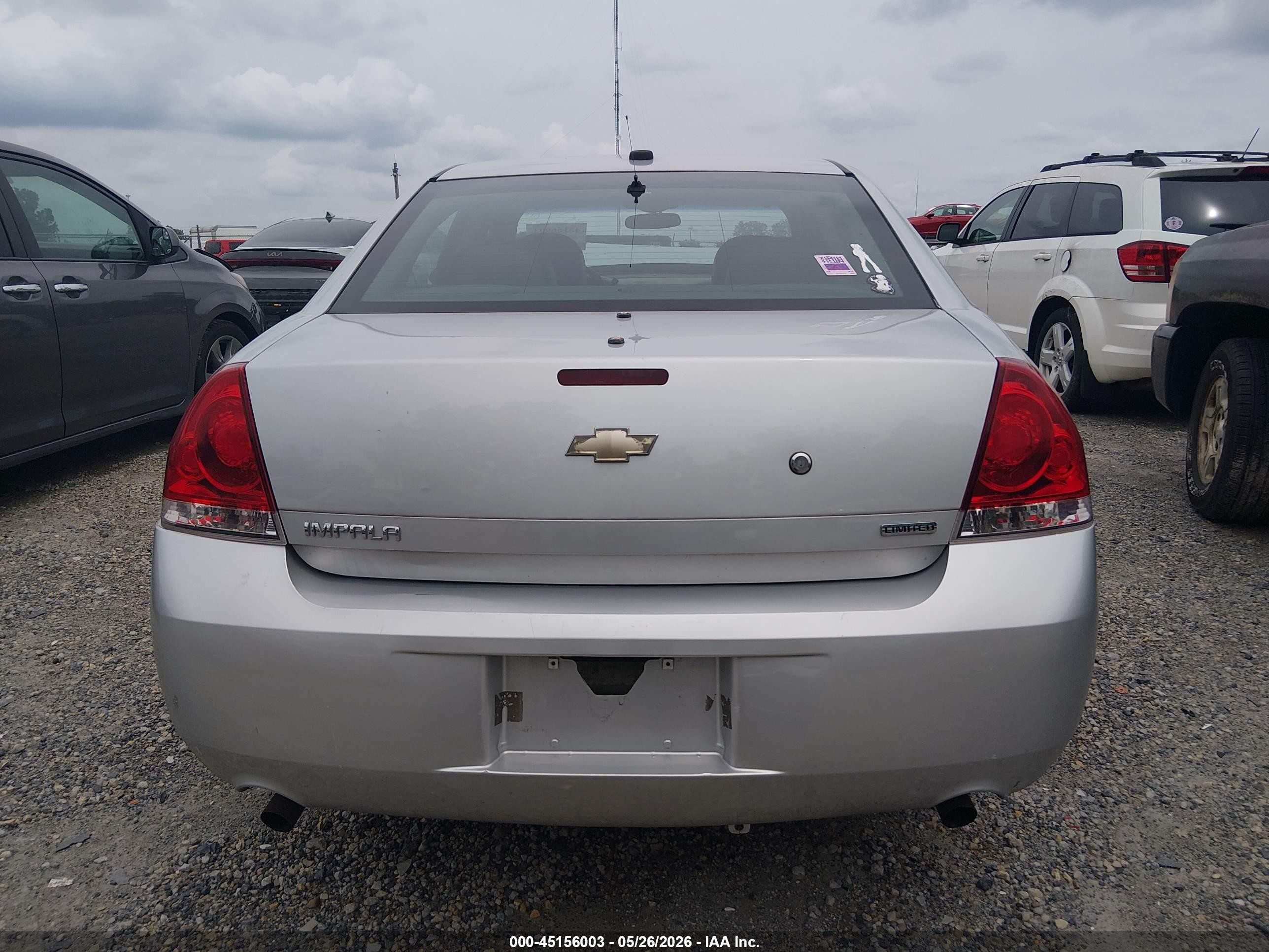 2016 Chevrolet Impala Limited Police Silver vin: 2G1WD5E31G1147823