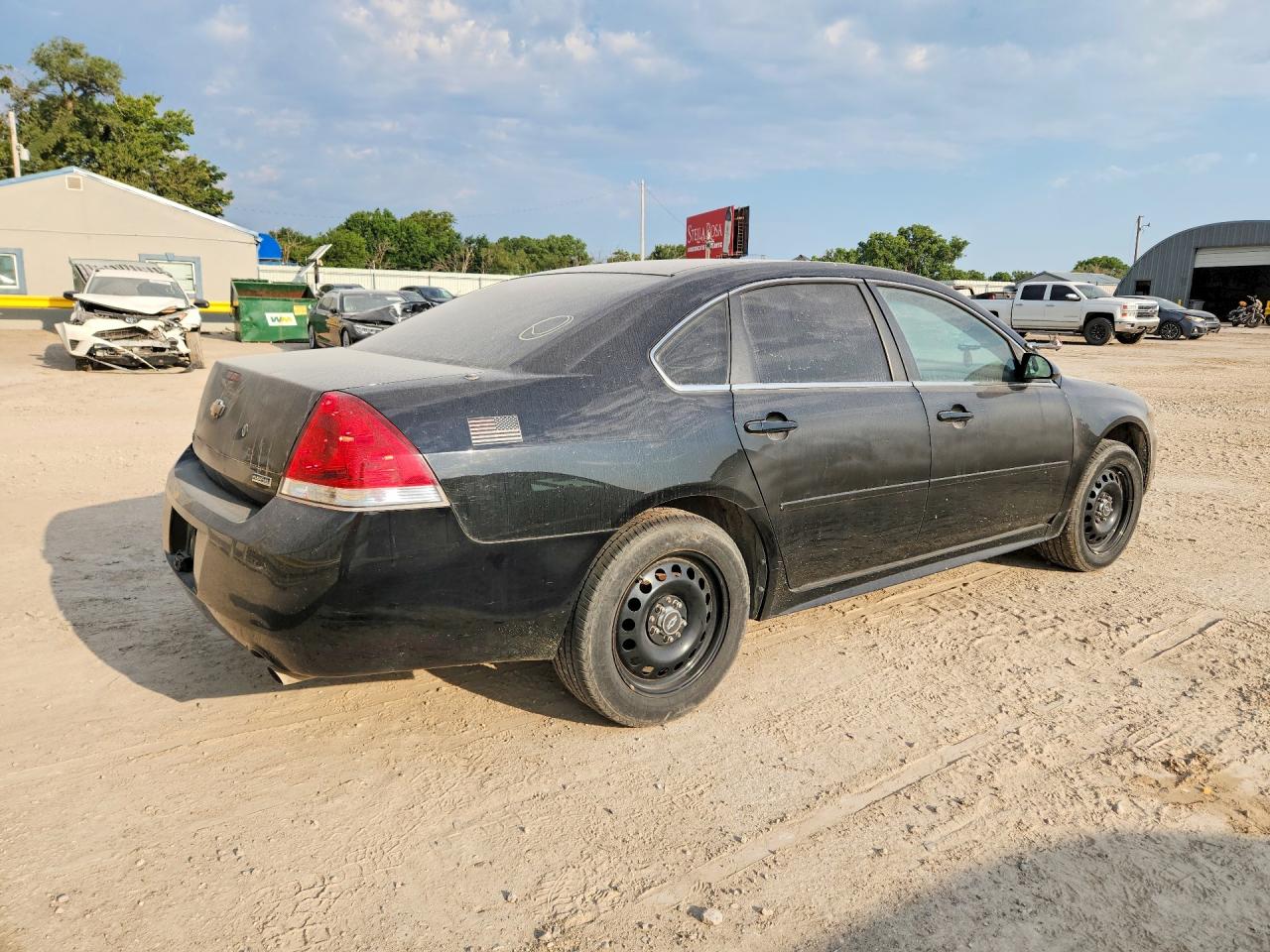 2012 Chevrolet Impala Police Black vin: 2G1WD5E33C1158087
