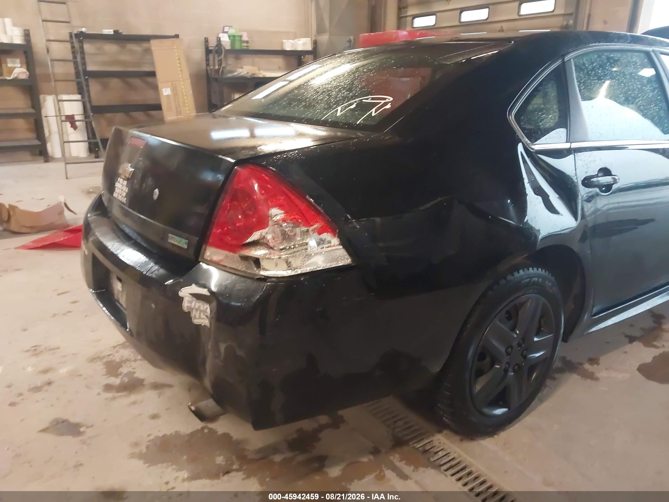 2012 Chevrolet Impala Police Black vin: 2G1WD5E33C1284949