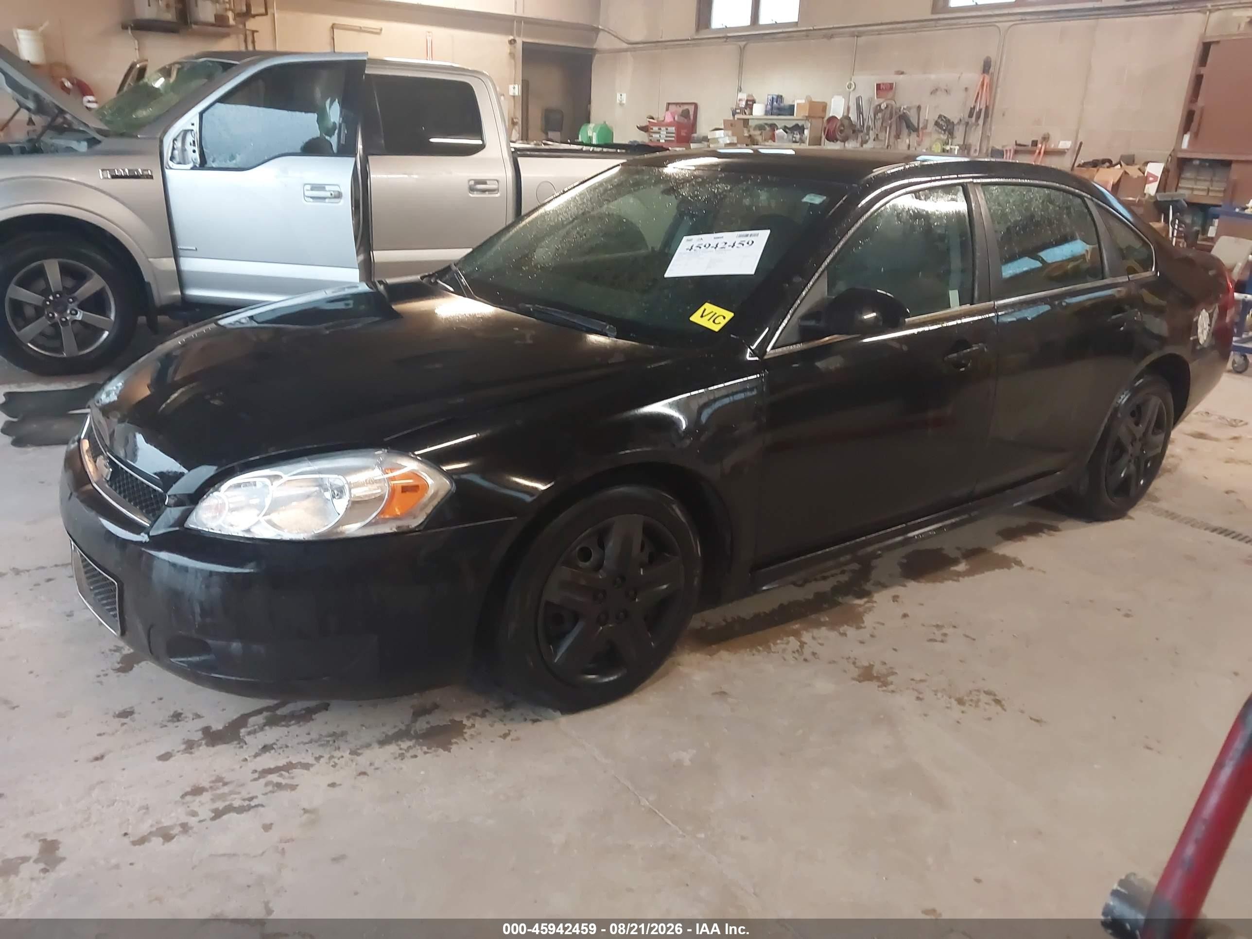 2012 Chevrolet Impala Police Black vin: 2G1WD5E33C1284949