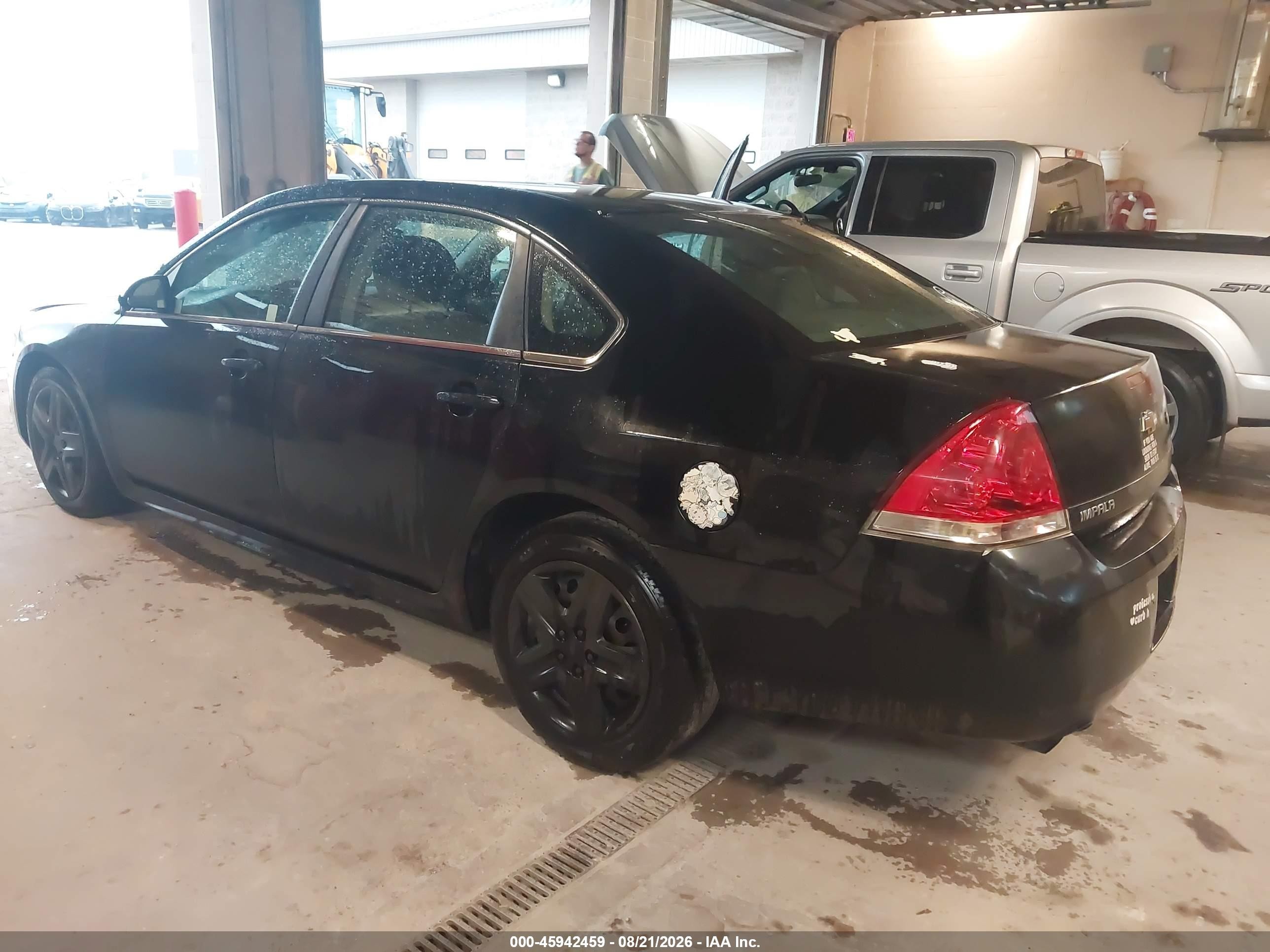 2012 Chevrolet Impala Police Black vin: 2G1WD5E33C1284949